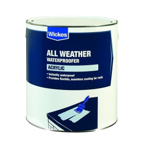 Wickes Acrylic High Performance Roof Waterproofer - 4L