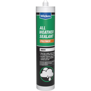 Wickes White All Weather Polymer Sealant - 300ml