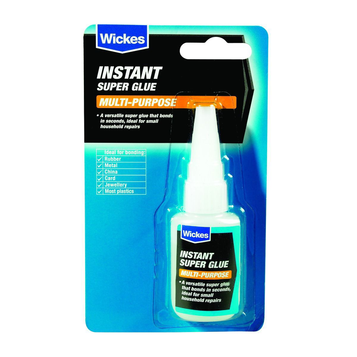 Wickes Multi-Purpose Instant Super Glue - 20g