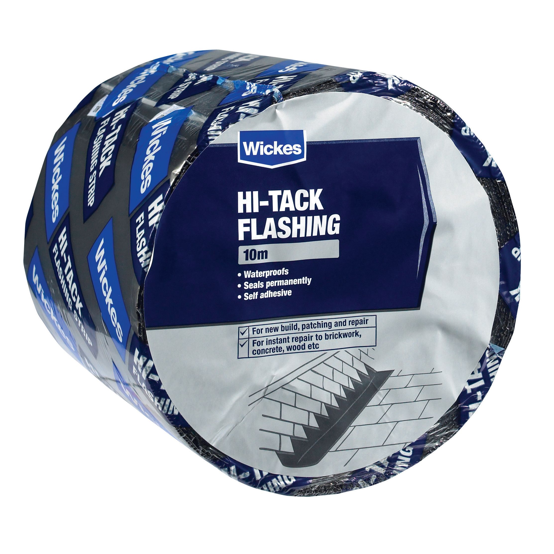 Image of Wickes Self Adhesive Hi-Tack Flashing Strip - 150mm x 10m