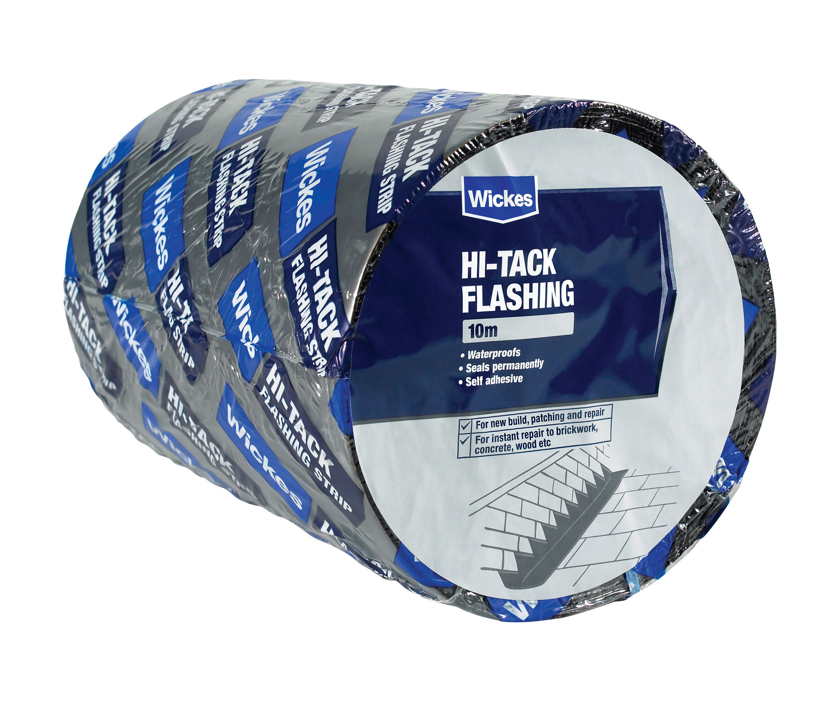 Image of Wickes Self Adhesive Hi-Tack Flashing Strip - 225mm x 10m