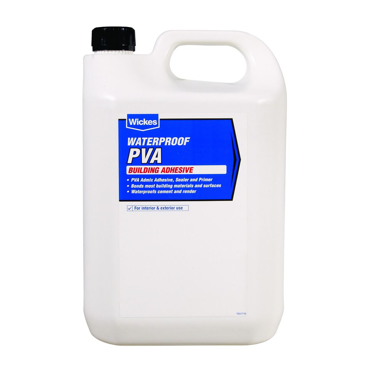 Wickes Waterproof PVA Building Adhesive 5L Wickes.co.uk