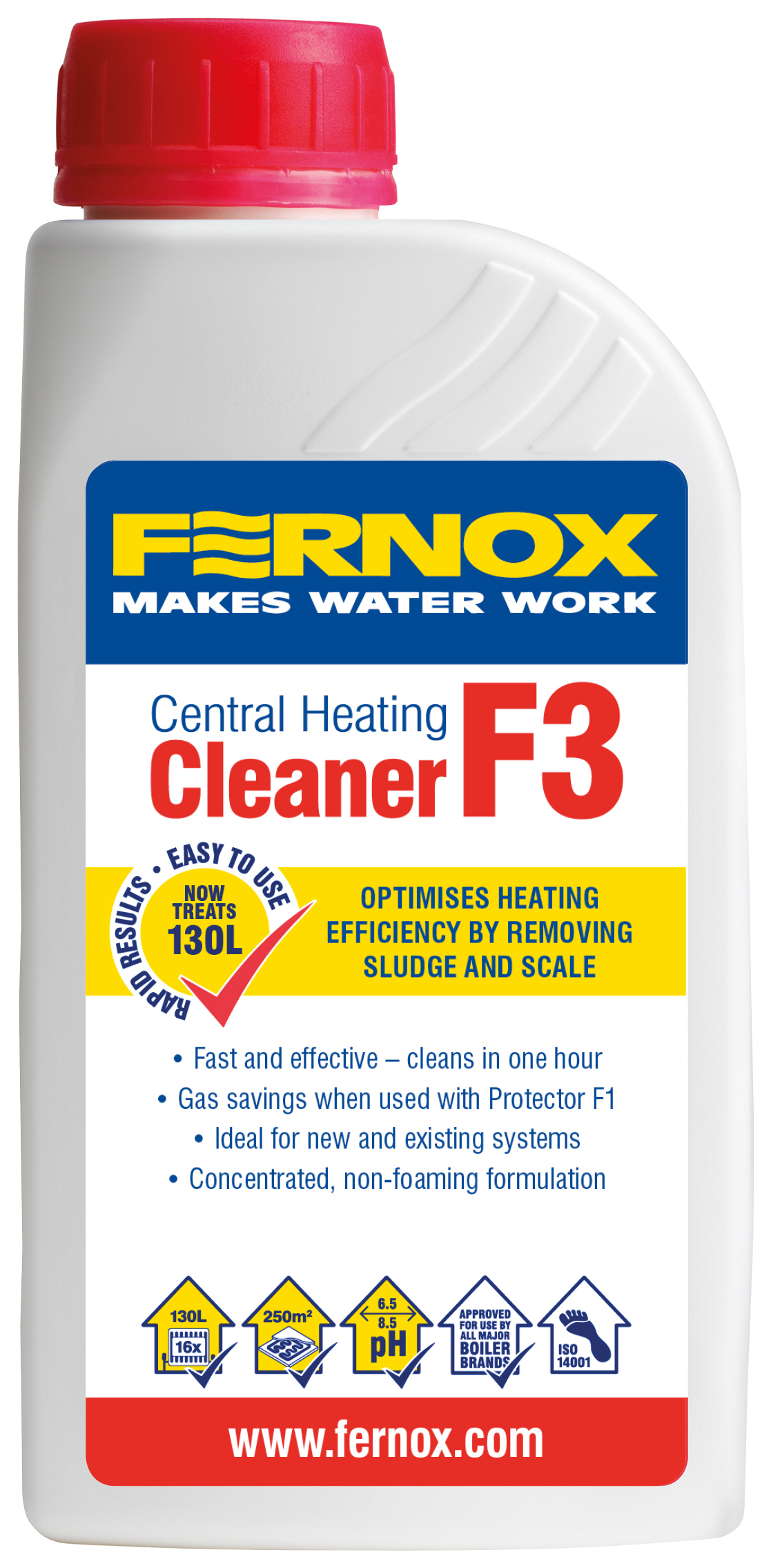 Fernox F3Central Heating Cleaner - 500ml