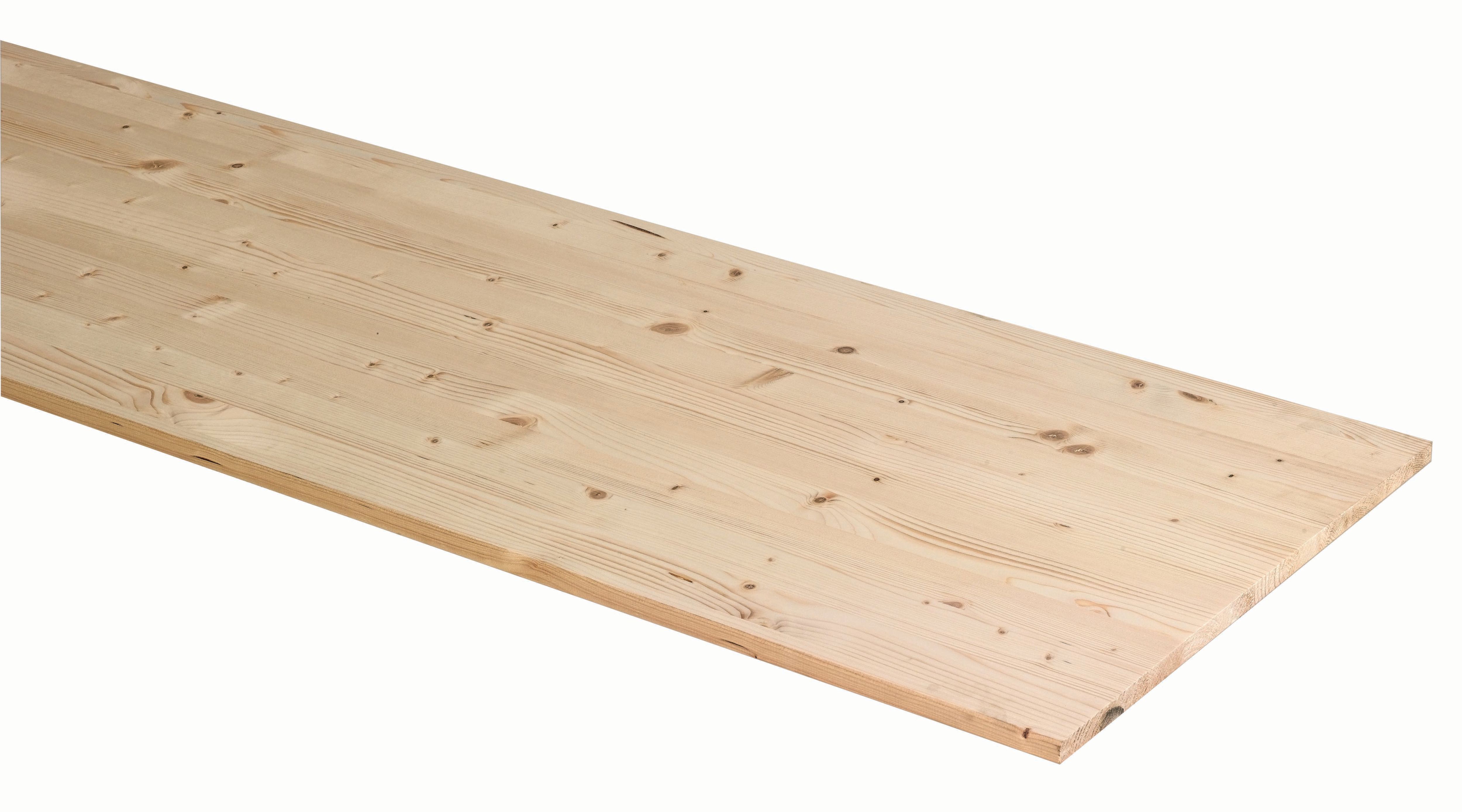 Image of Wickes General Purpose Spruce Timberboard - 18 x 200 x 1150mm