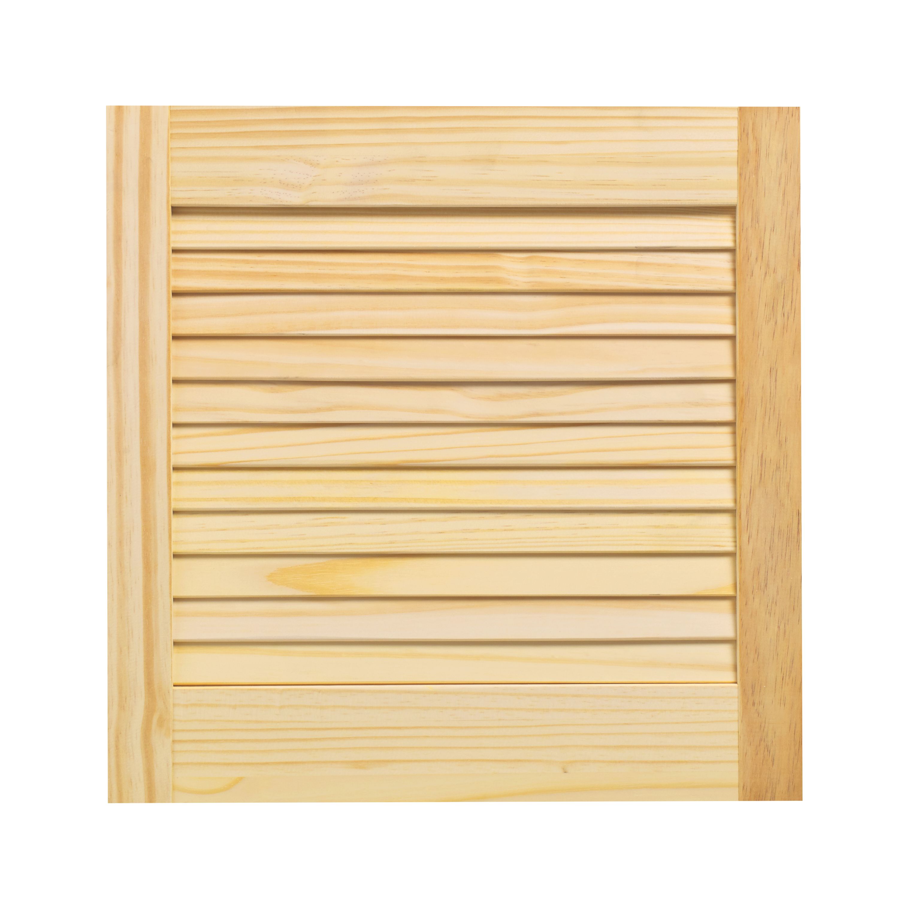 Image of Wickes Pine Closed Internal Louvre Door - 457 x 457mm