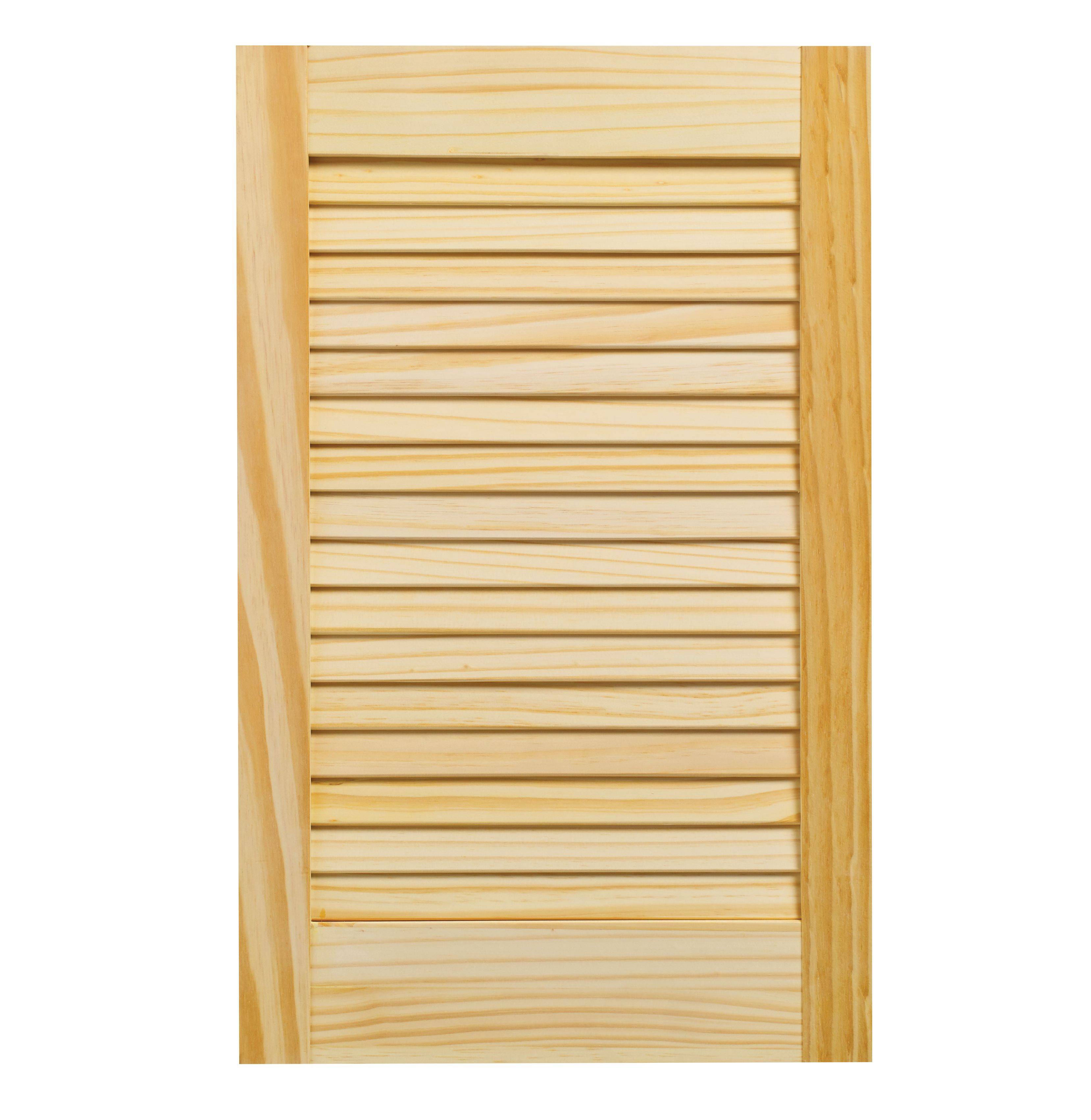 Wickes Pine Closed Internal Louvre Door - 610 x 381mm