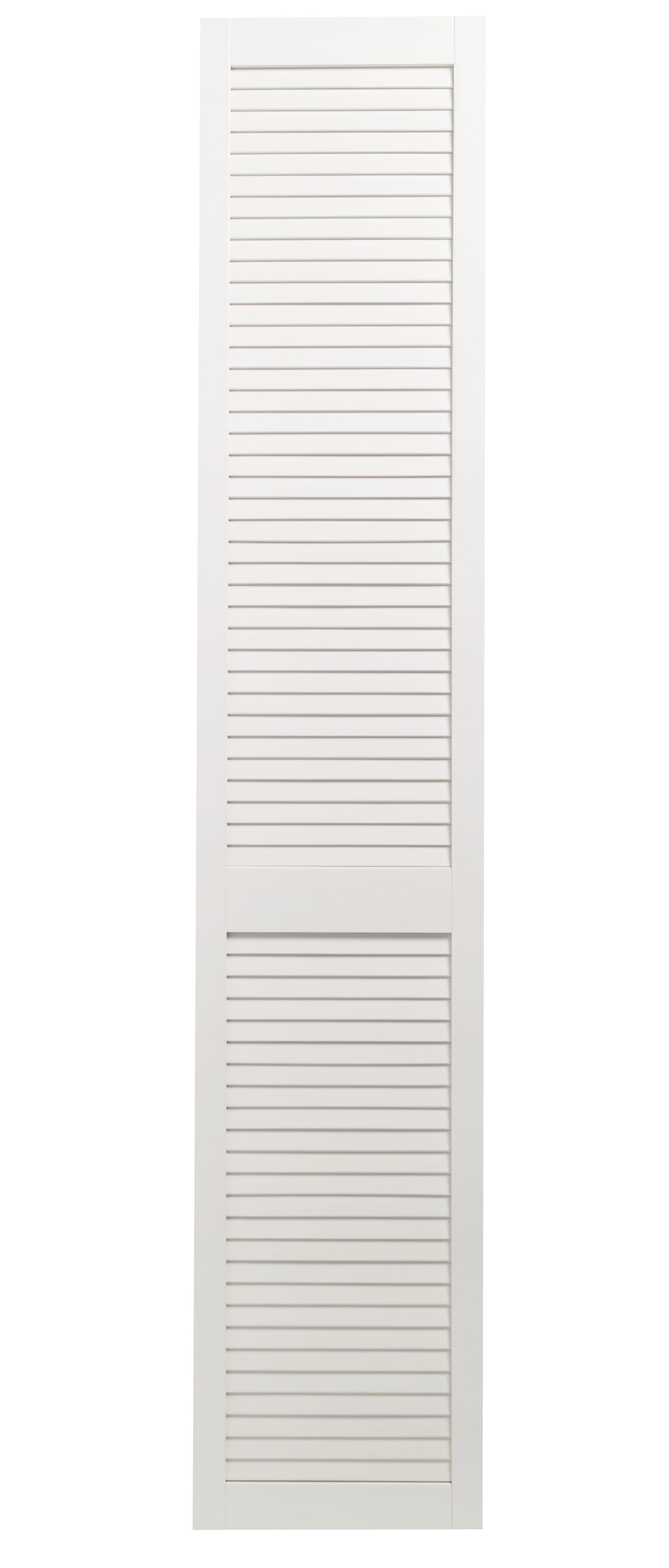 Image of Wickes White Closed Internal Louvre Door - 1981 x 381mm