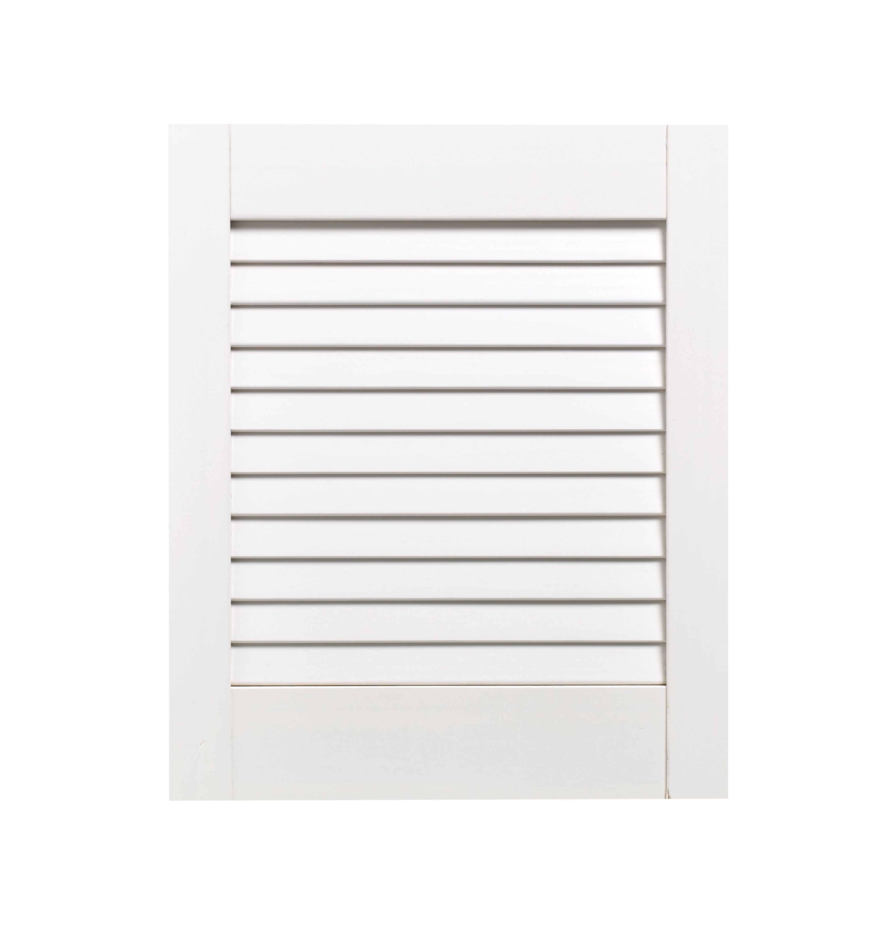 Wickes White Closed Internal Louvre Door - 457 x 381mm