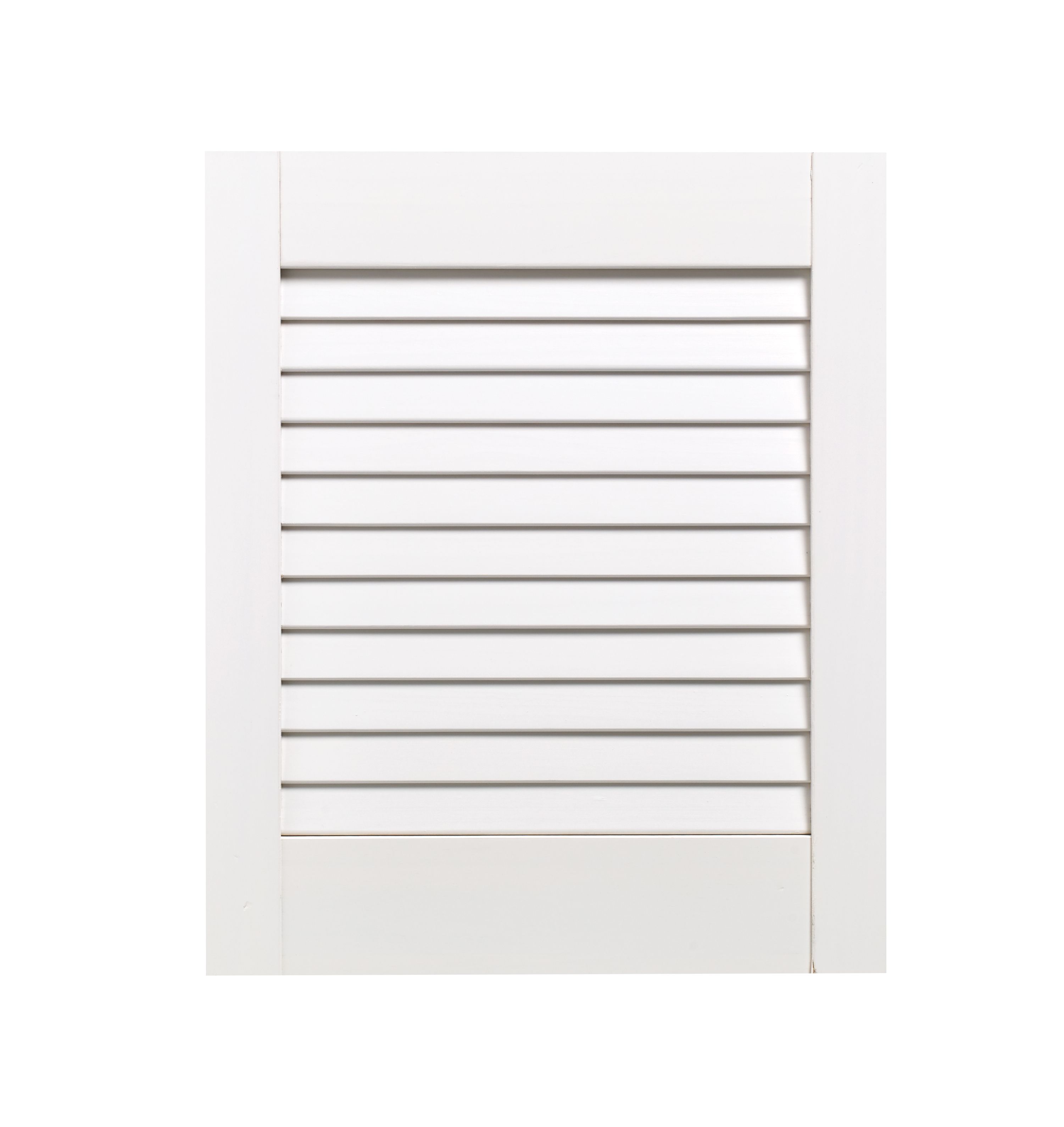 Wickes White Closed Internal Louvre Door - 457mm