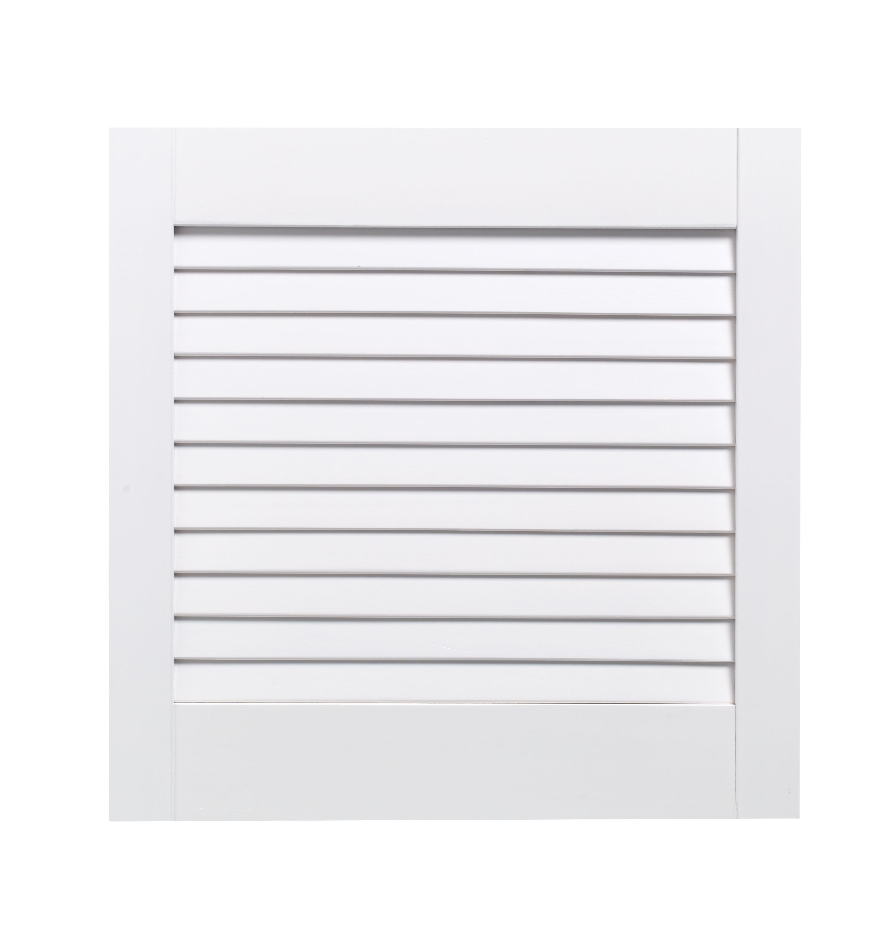 Wickes White Closed Internal Louvre Door - 457 x 457mm