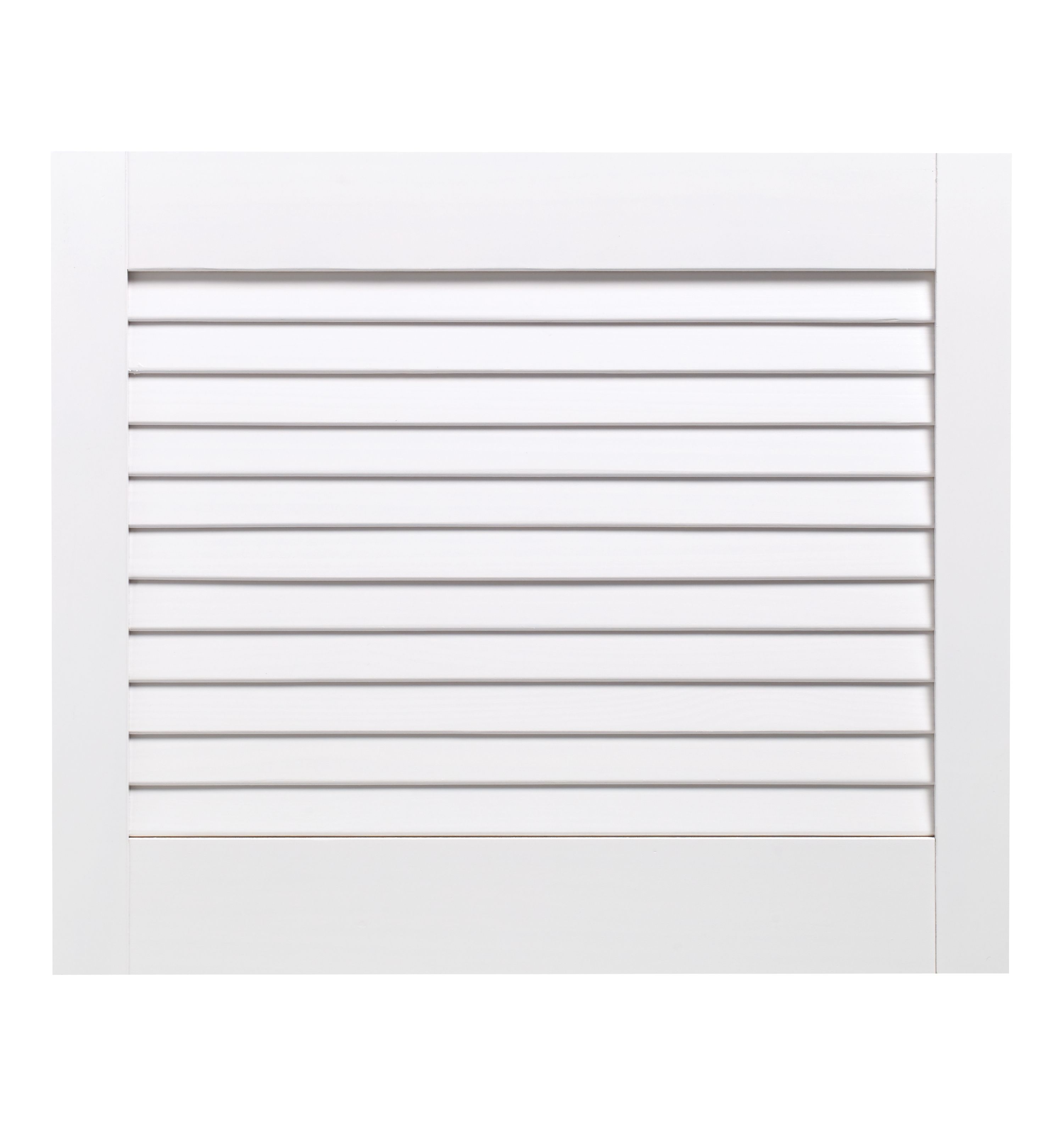 Wickes White Closed Internal Louvre Door - 457 x 533mm
