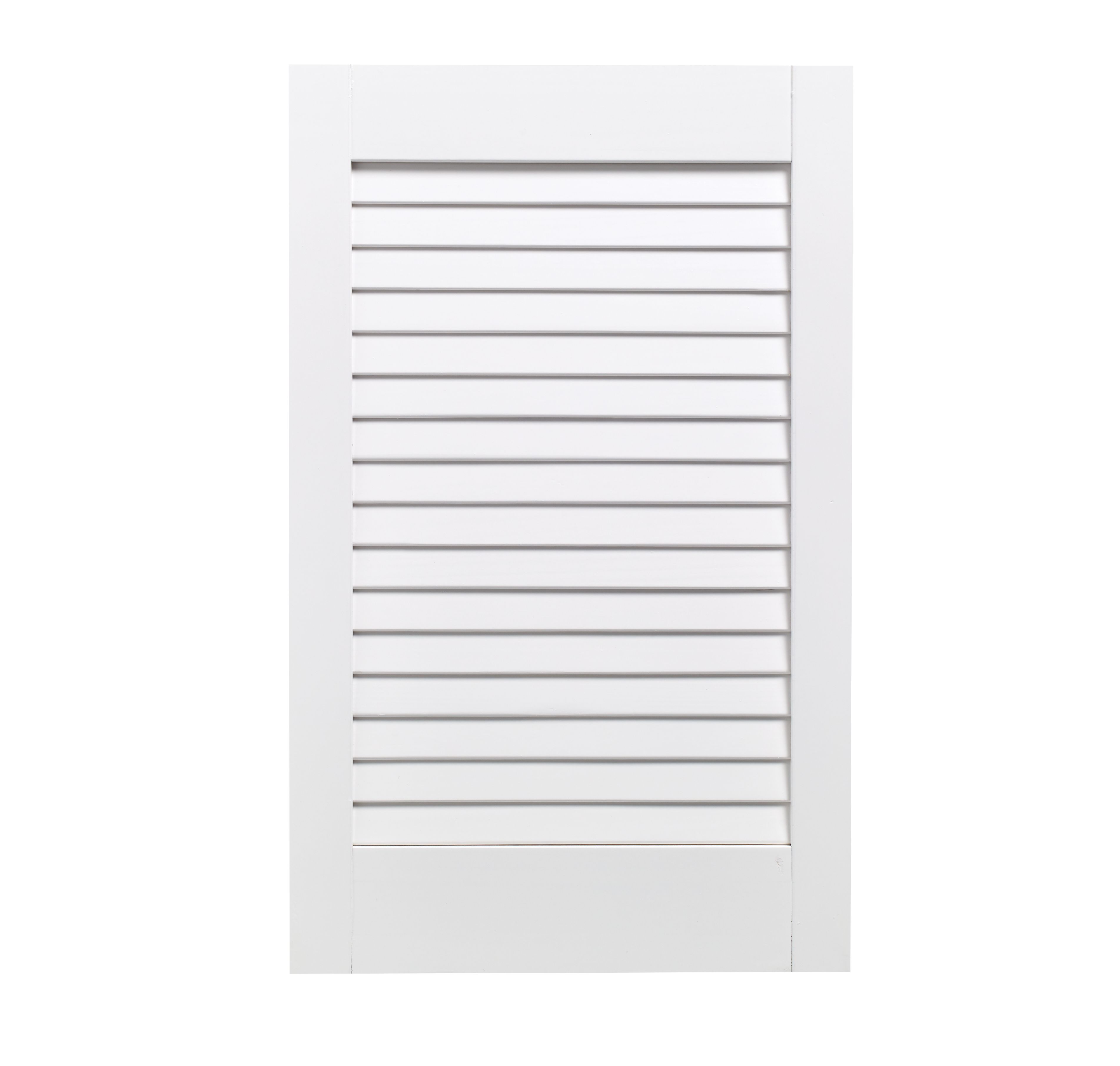 Wickes White Closed Internal Louvre Door - 610mm