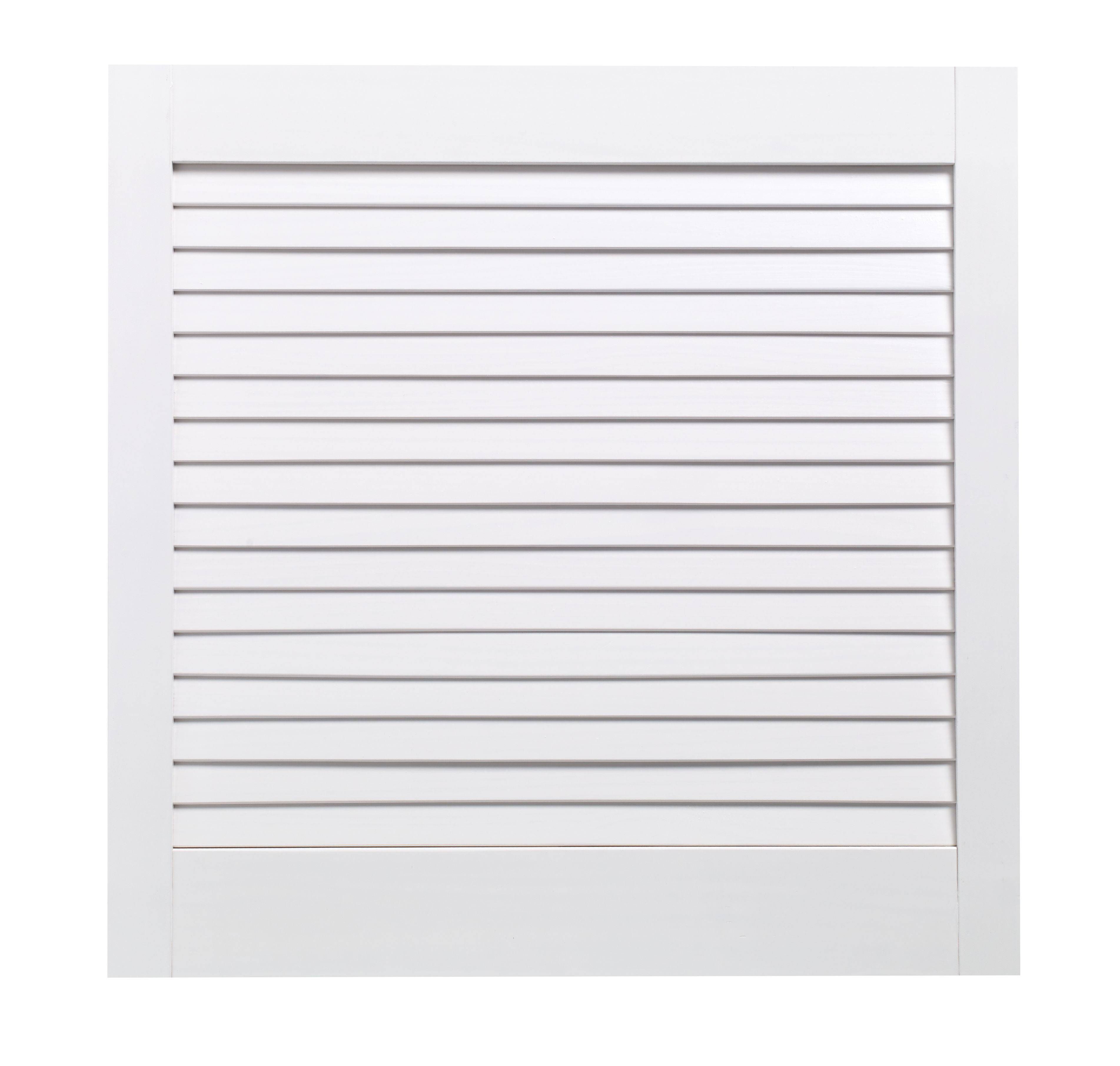 Wickes White Closed Internal Louvre Door - 610 x 610mm