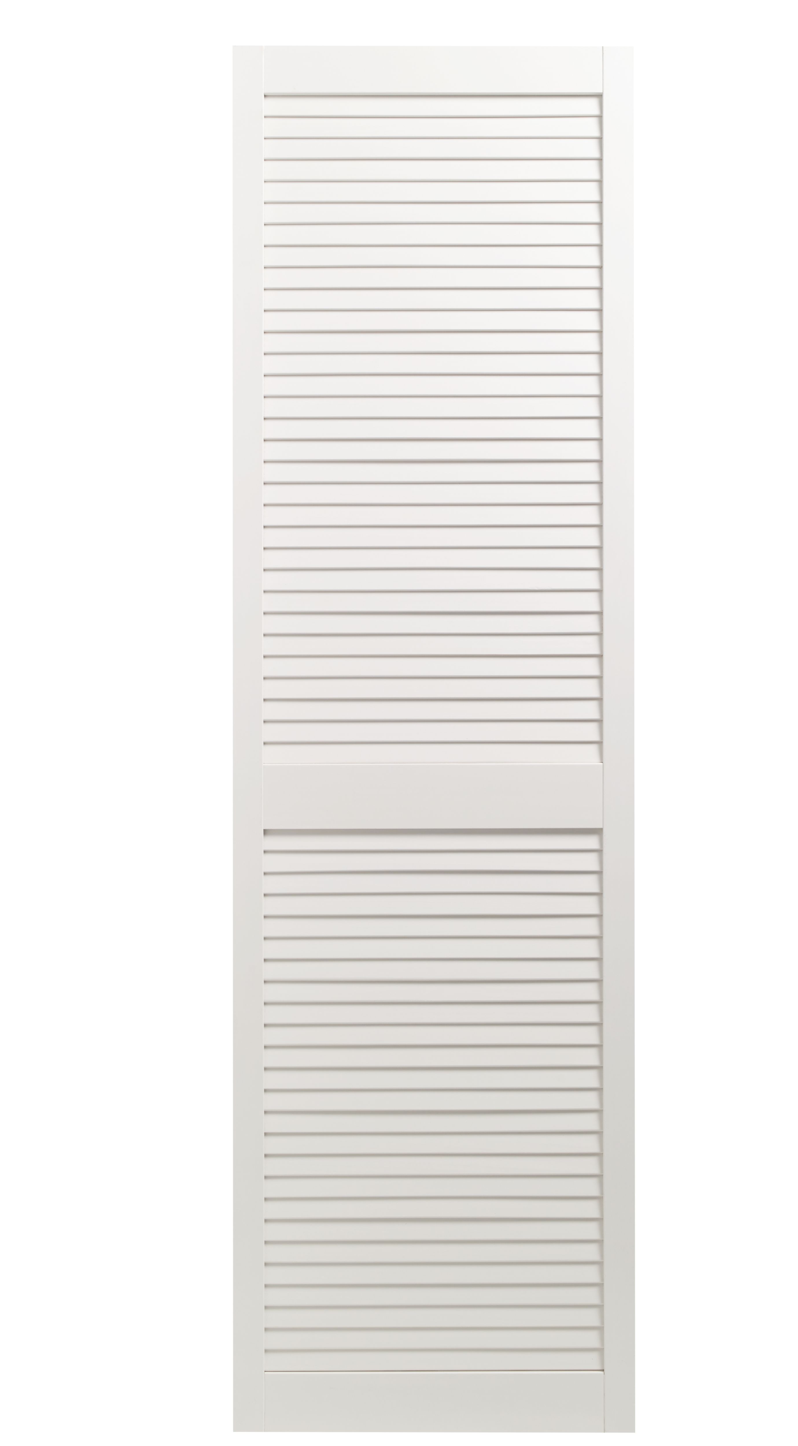 Wickes White Closed Internal Louvre Door - 1829 x 533mm