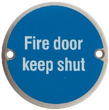 4FireDoors Fire Door Keep Shut Safety Sign -