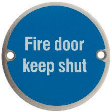 4FireDoors Fire Door Keep Shut Safety Sign -