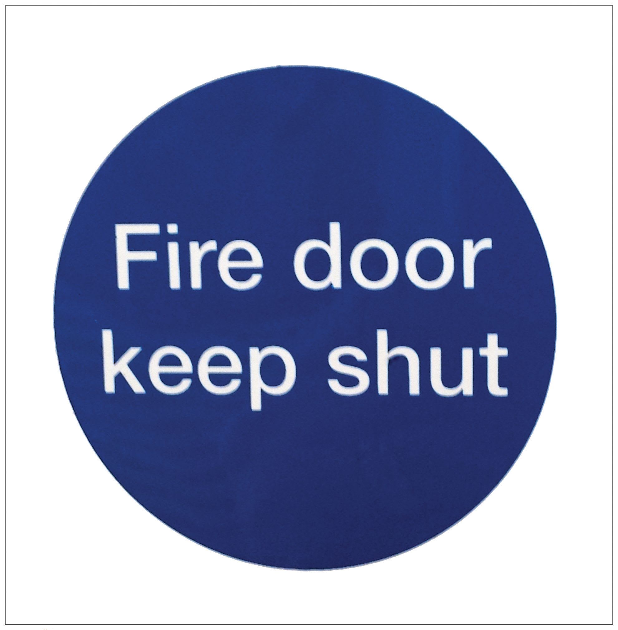 4FireDoors Fire Door Keep Shut Safety Sign -