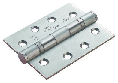 Image of 4FireDoors Ball Bearing Hinge - Satin Steel 102 x 76 x 3mm Pack of 3