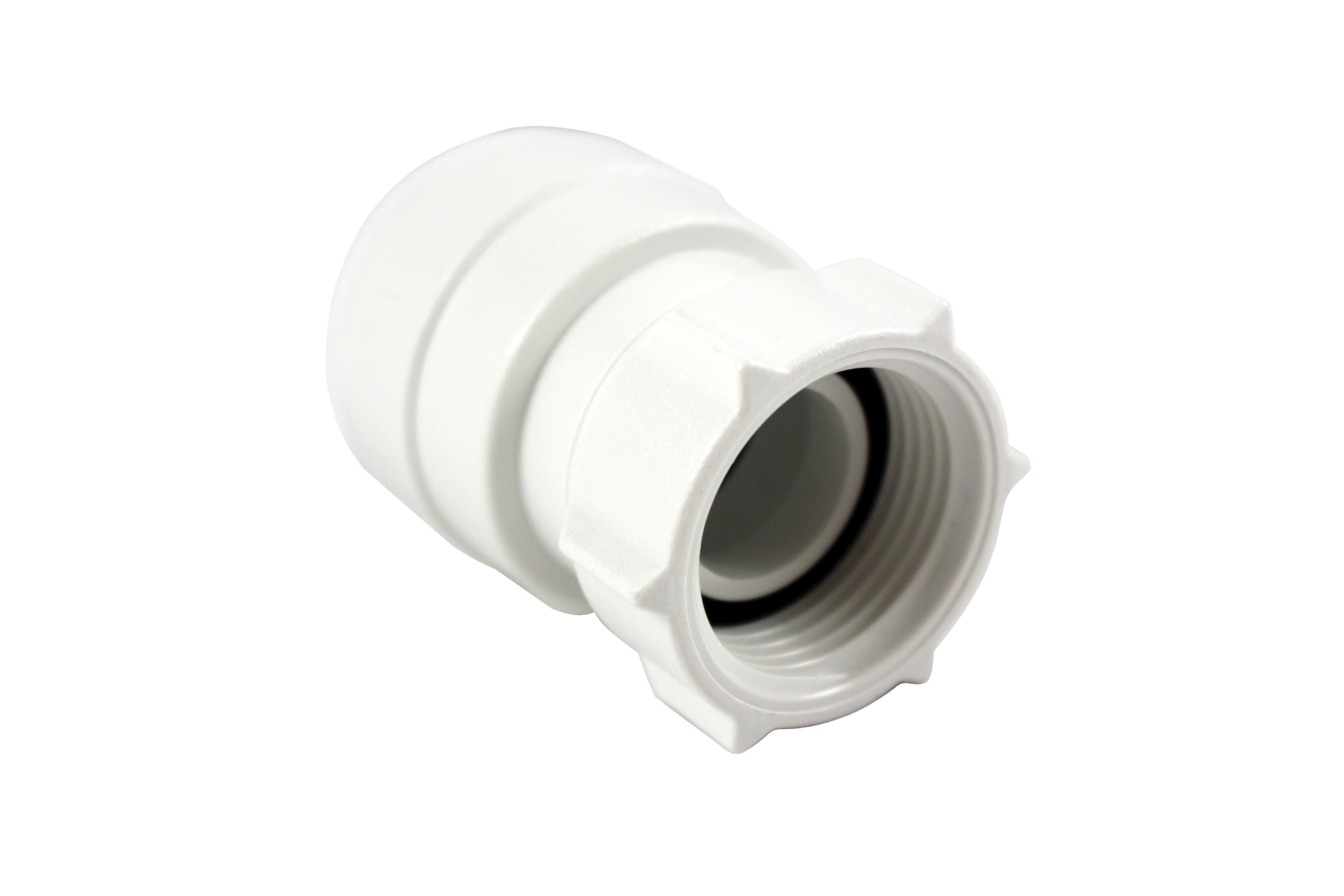 Image of John Guest Speedfit PSE3210WP Female Coupler Tap Connector - 10mm x 1/2in