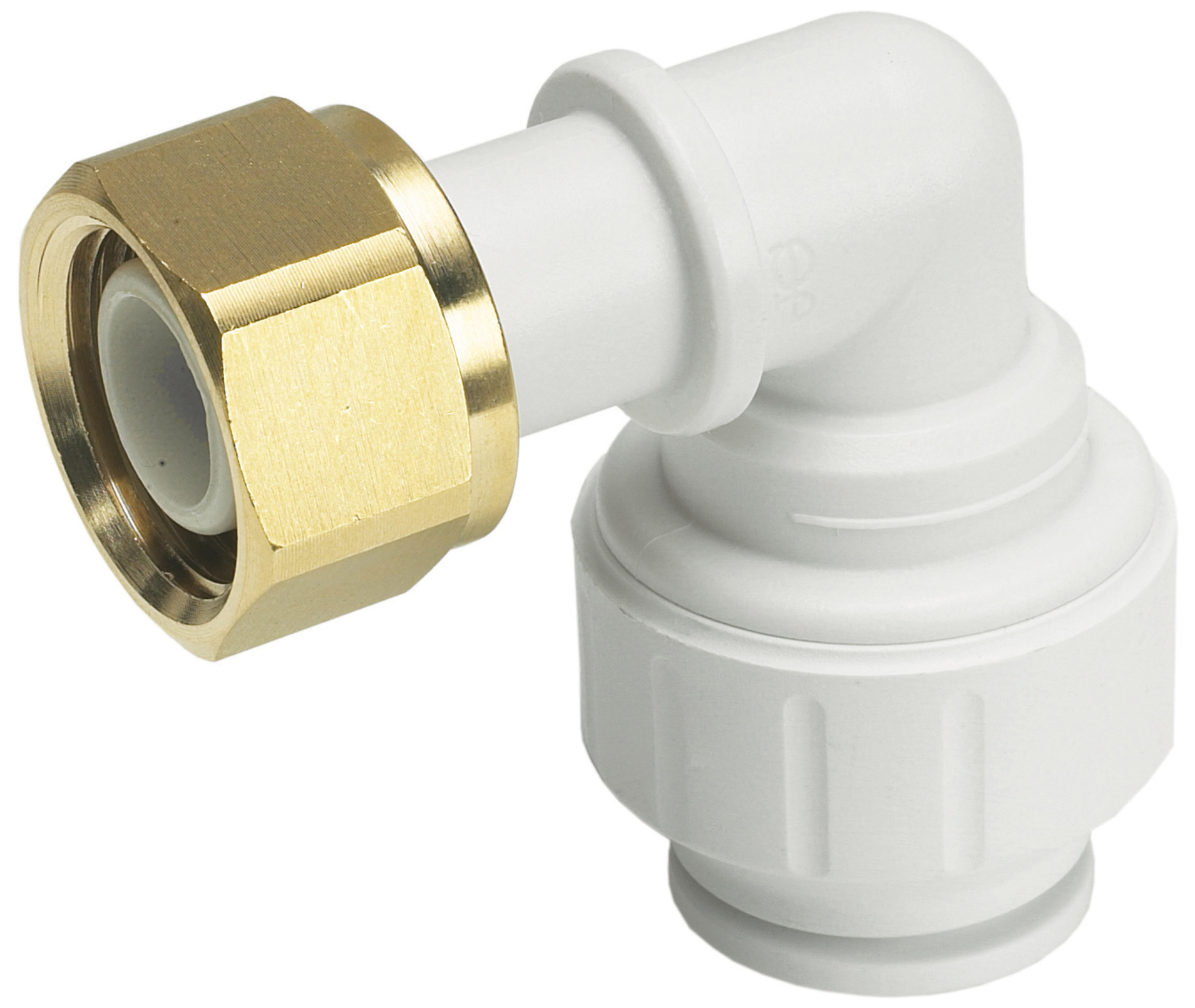 Image of John Guest Speedfit PEMBTC1014P Bent Tap Connector - 10mm x 1/2in