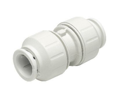 Image of John Guest Speedfit PEM0422W Equal Straight Connector - 22mm Pack of 5