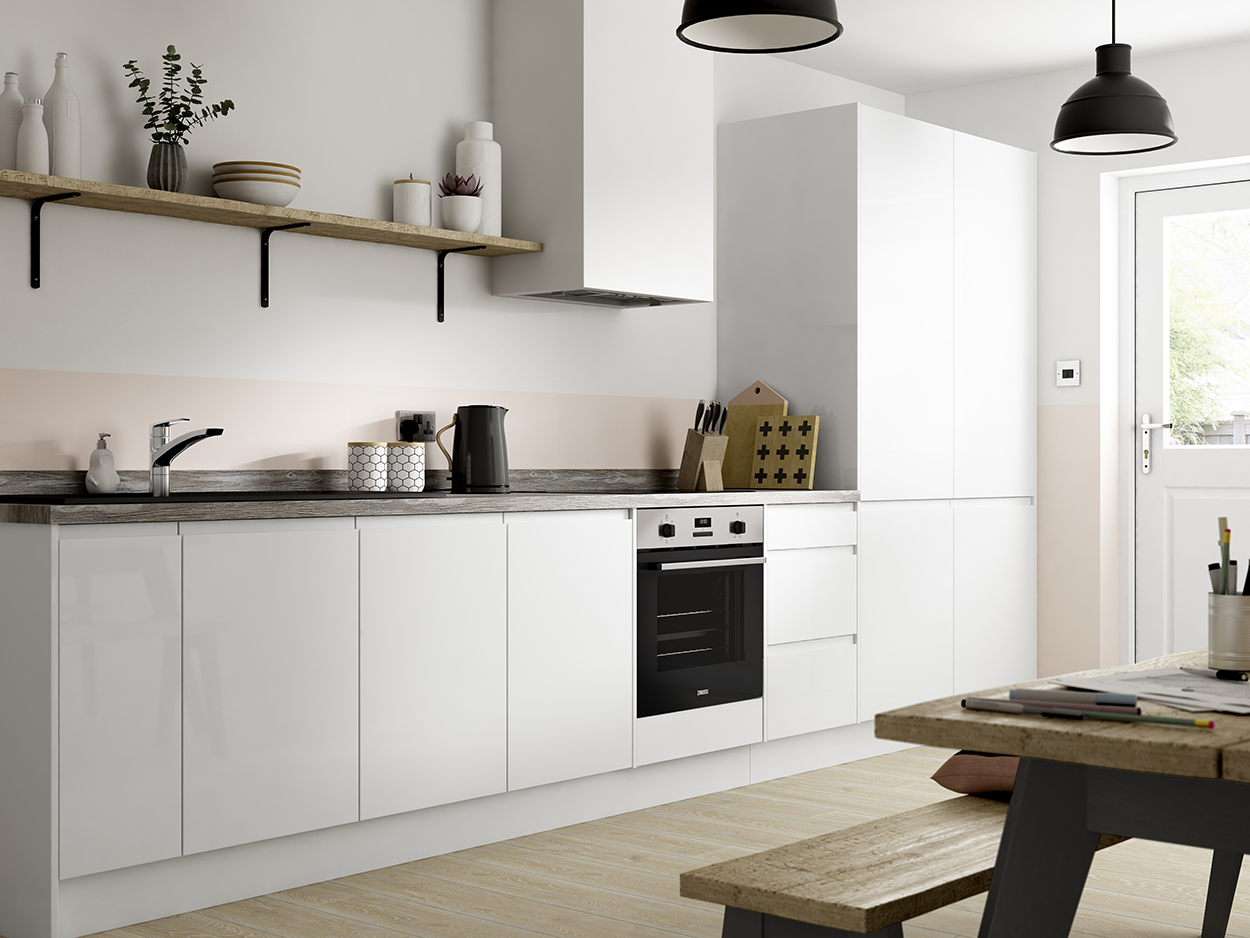 Wickes Madison White Built Under Oven Unit - 600mm