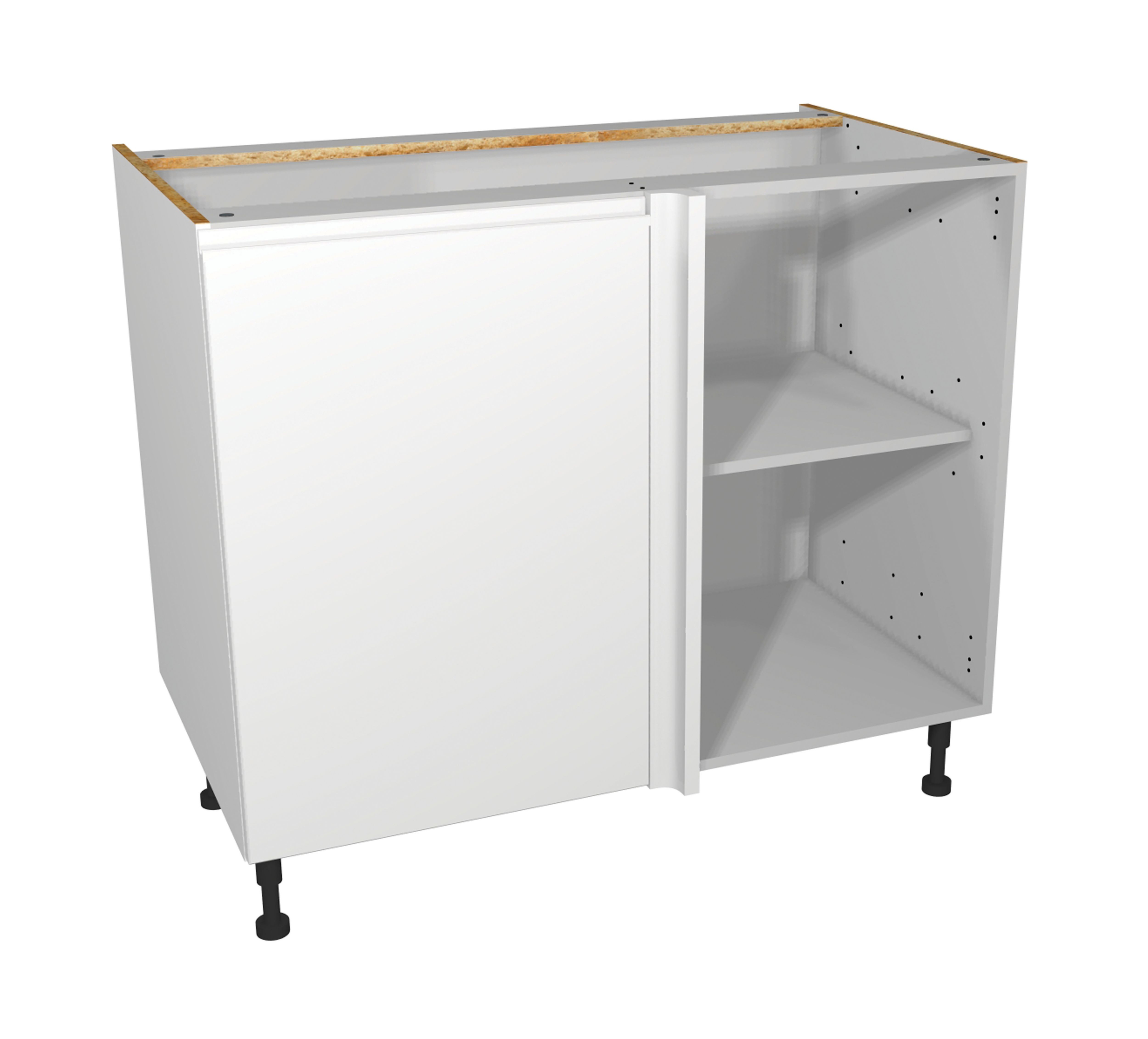 Wickes Madison White Corner Base Unit - 1000mm