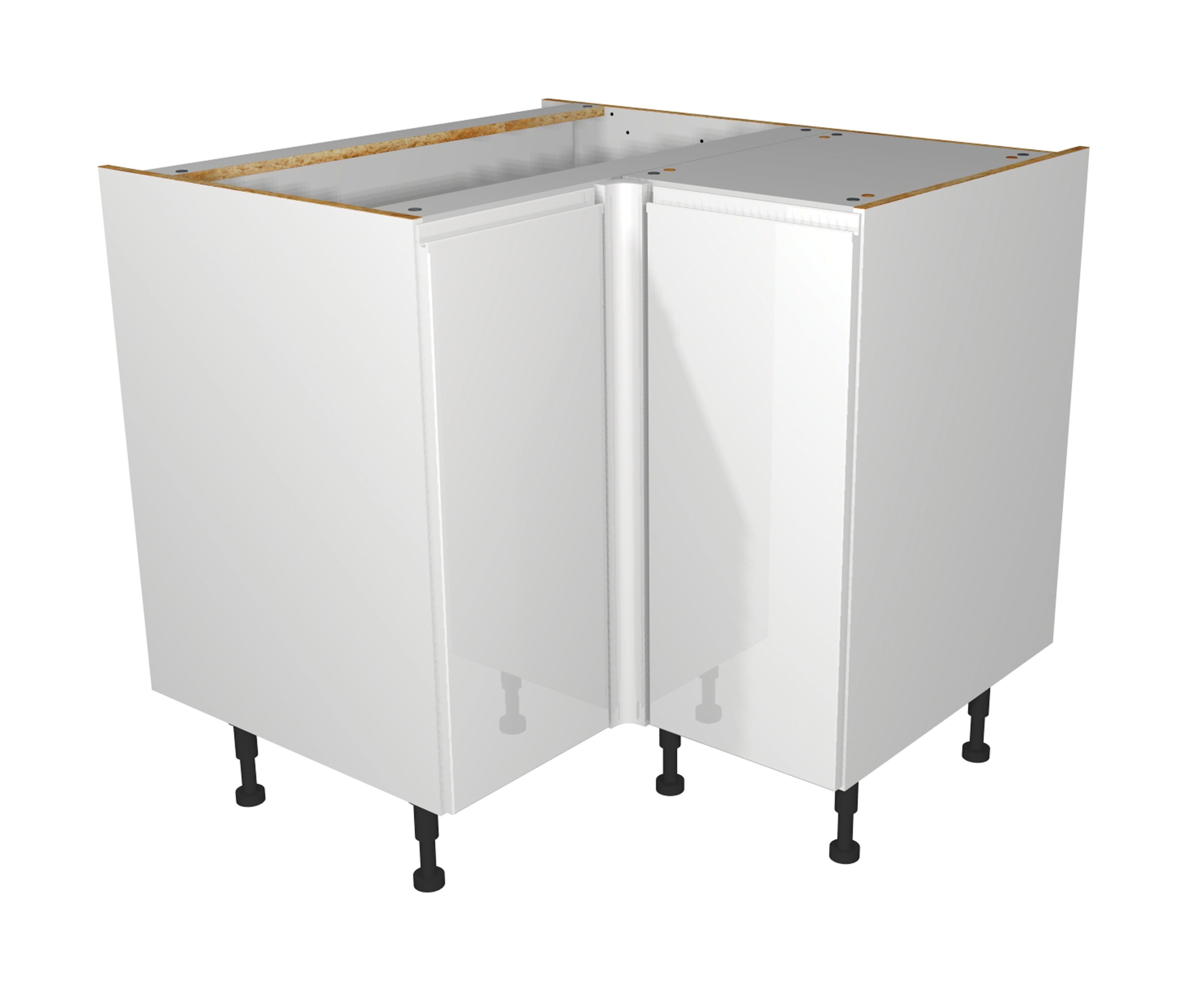 Wickes Madison White Corner Base Unit - 925mm