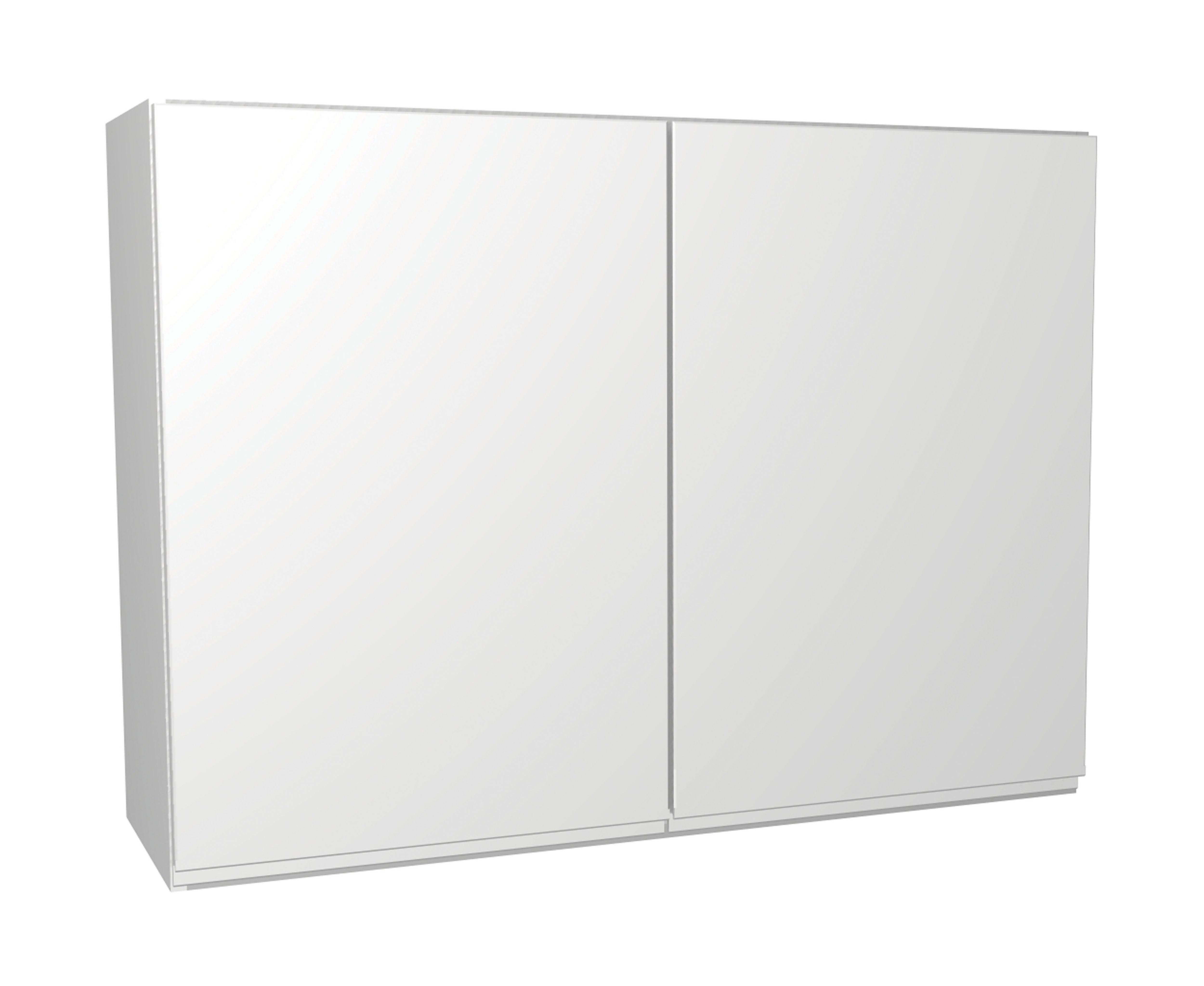 Wickes Madison White Gloss Handleless Wall Unit - 1000mm