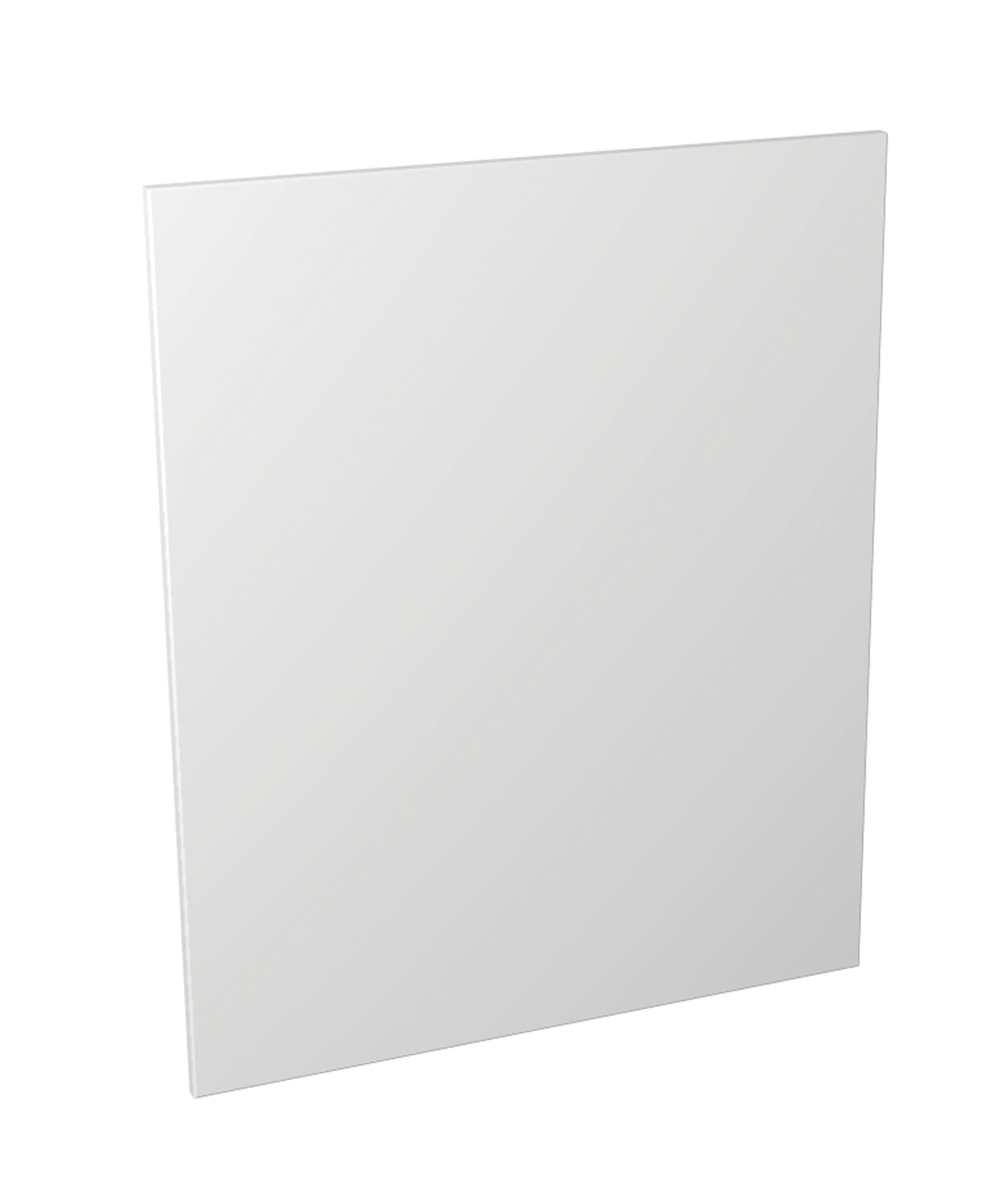 Image of Wickes Orlando White Gloss Slab Appliance Door (B) - 600 x 731mm