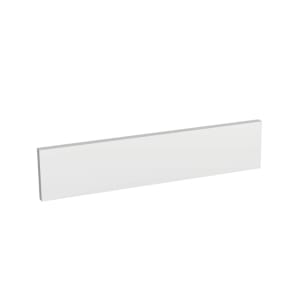 Wickes Orlando White Gloss Slab Appliance Door - 600 x 131mm