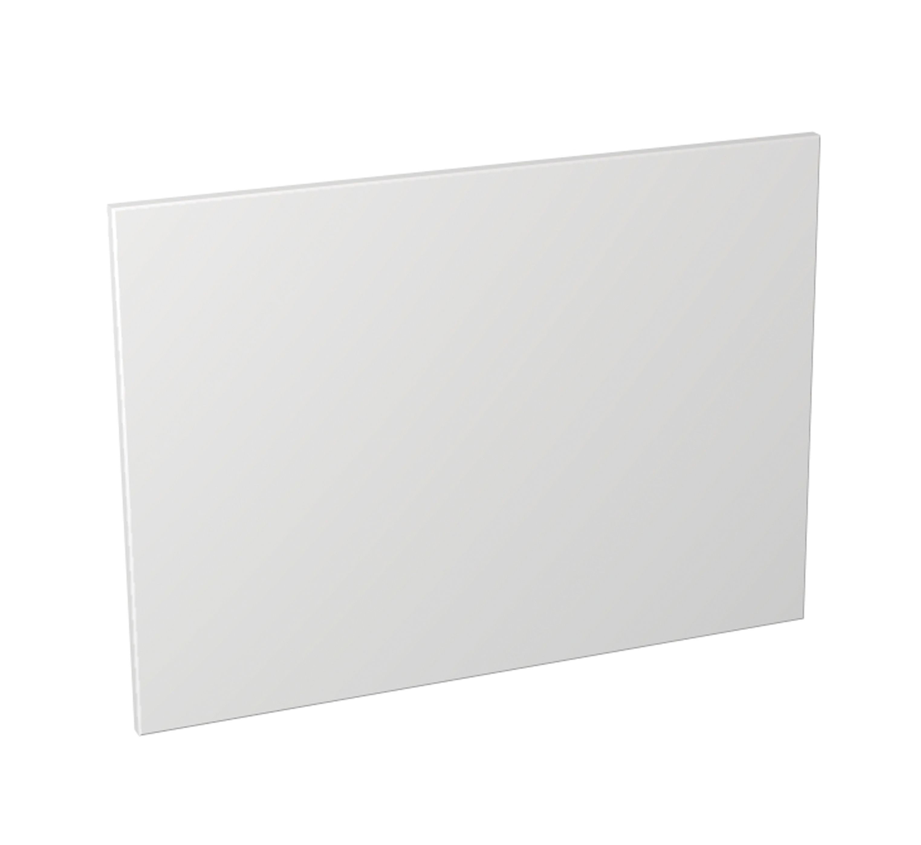 Image of Wickes Orlando White Gloss Slab Appliance Door (D) - 600 x 437mm