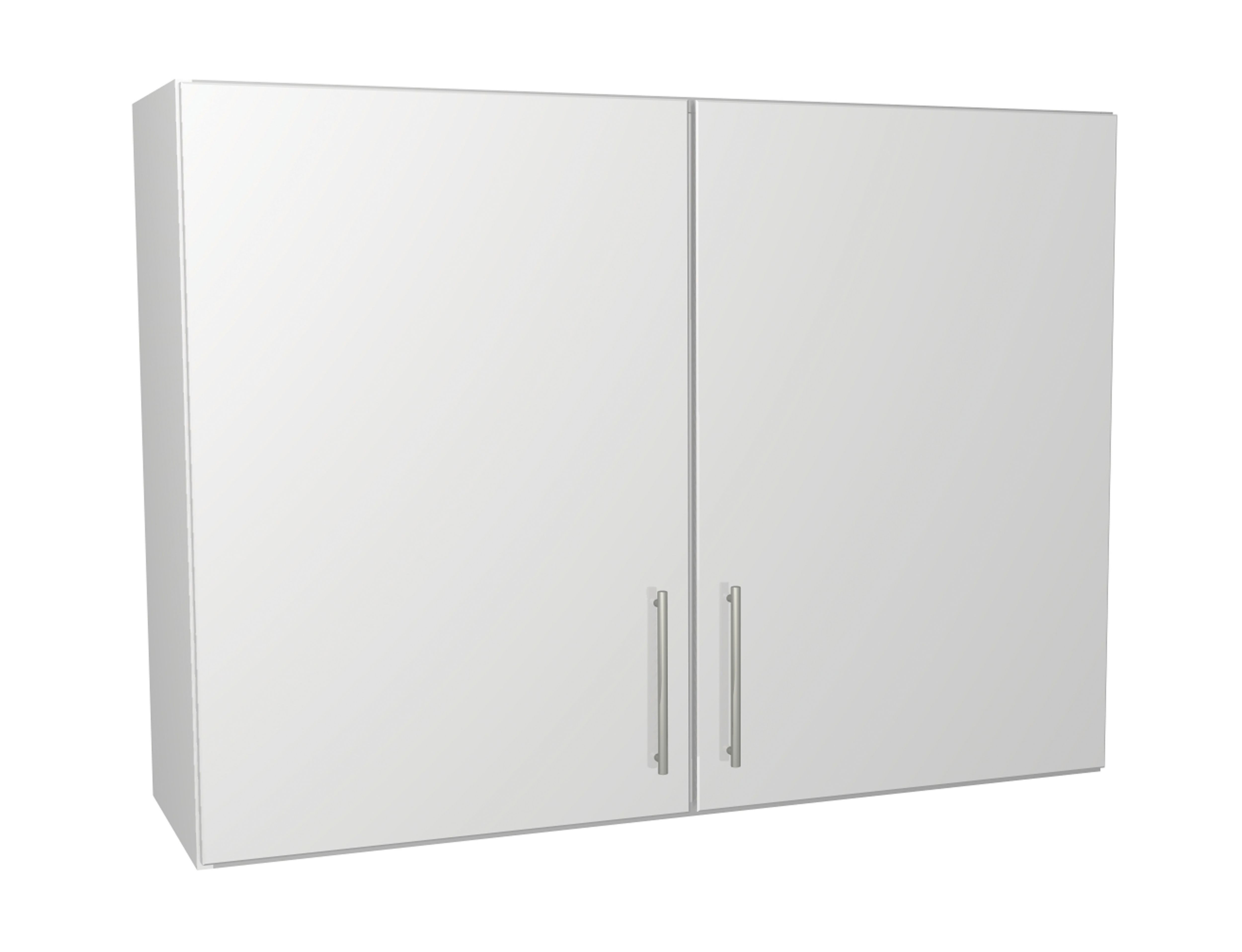 Wickes Orlando White Gloss Slab Wall Unit - 1000mm