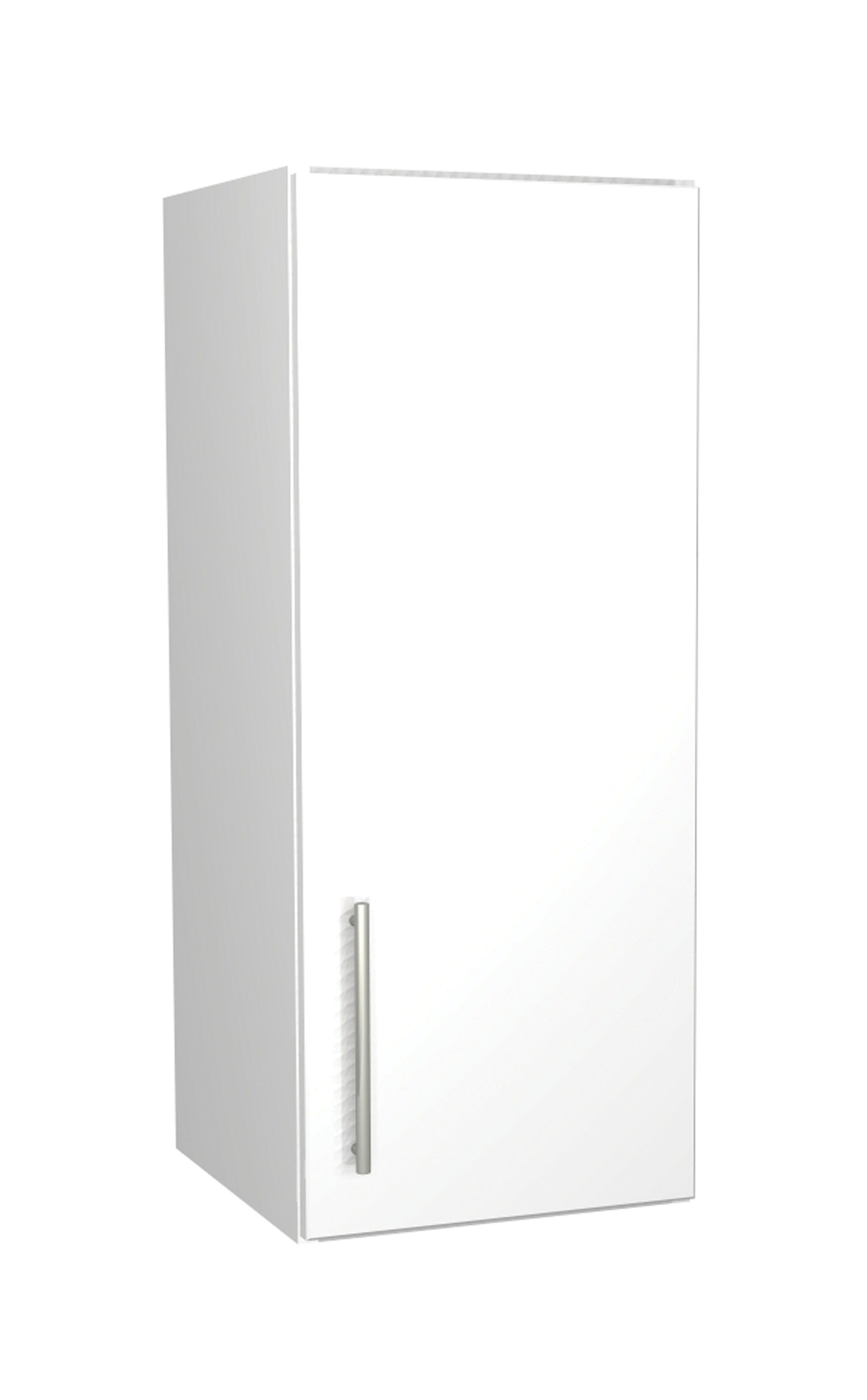 Wickes Orlando White Slab Wall Unit - 300mm