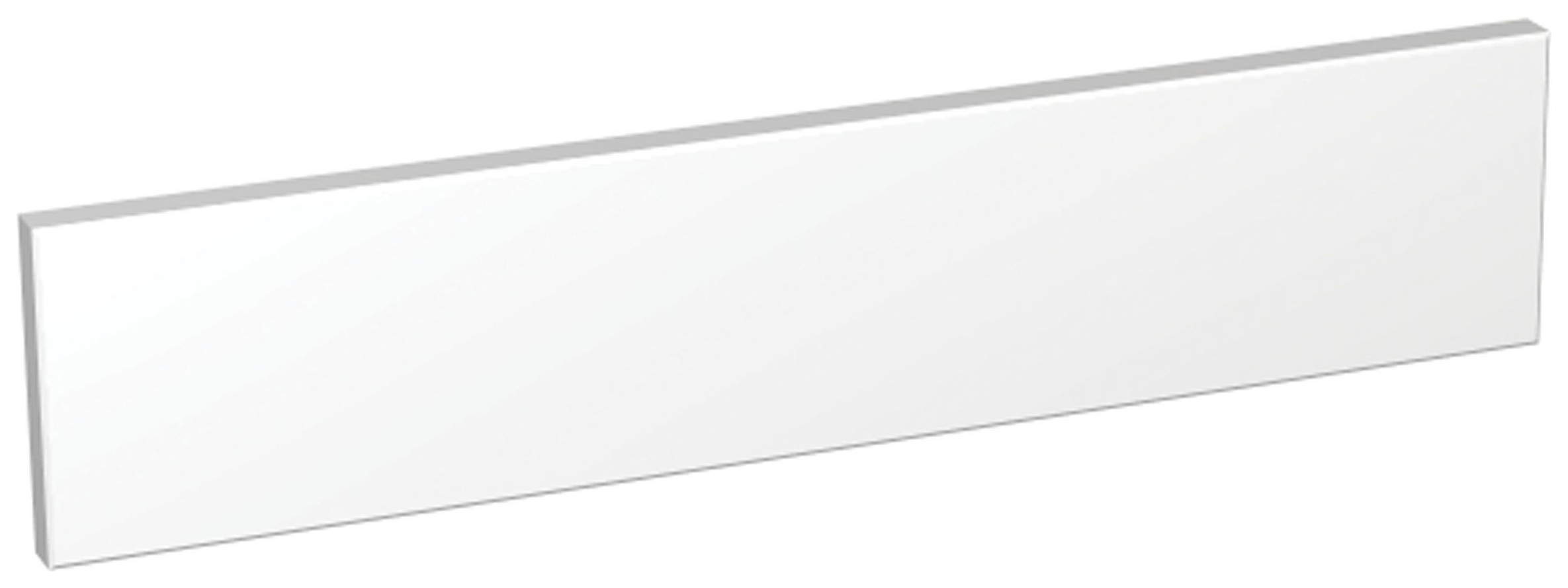 Image of Wickes Dakota White Matt Slab Appliance Door - 600 x 131mm