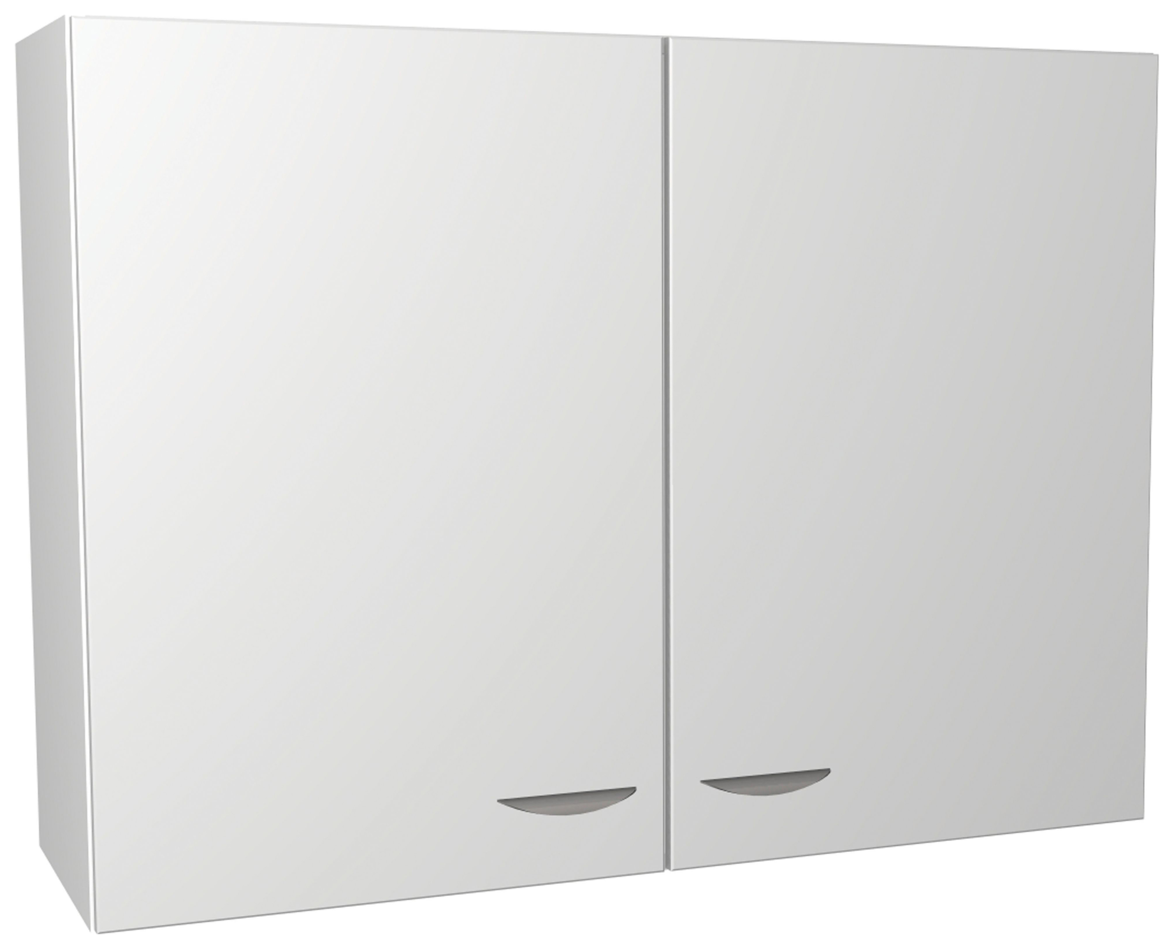 Image of Wickes Dakota White Matt Slab Wall Unit - 1000mm