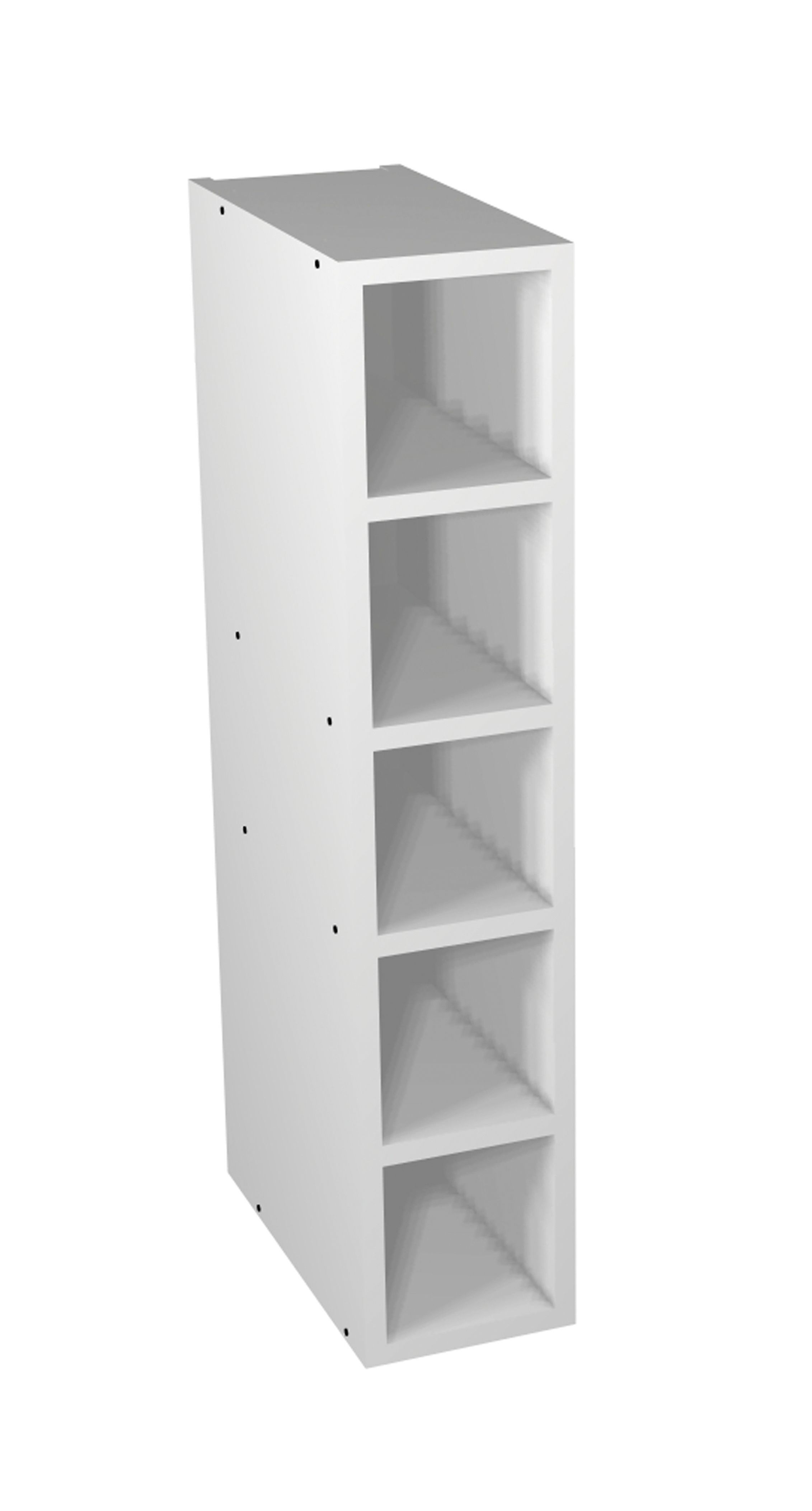 Image of Wickes Orlando/Madison White Wine Rack - 150mm