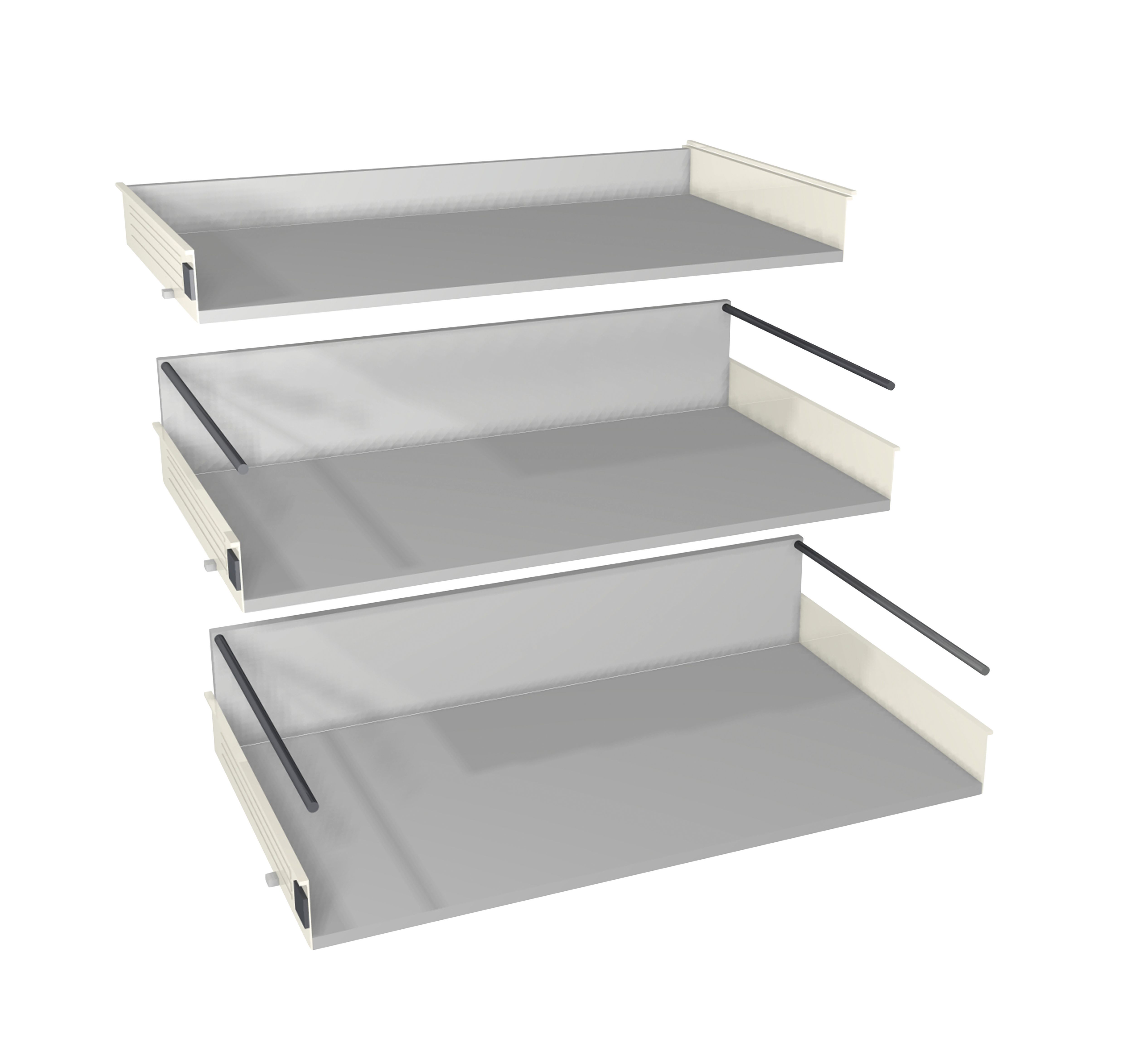 Image of Wickes 3 Pan Drawer Set - 900mm Part 2 of 2
