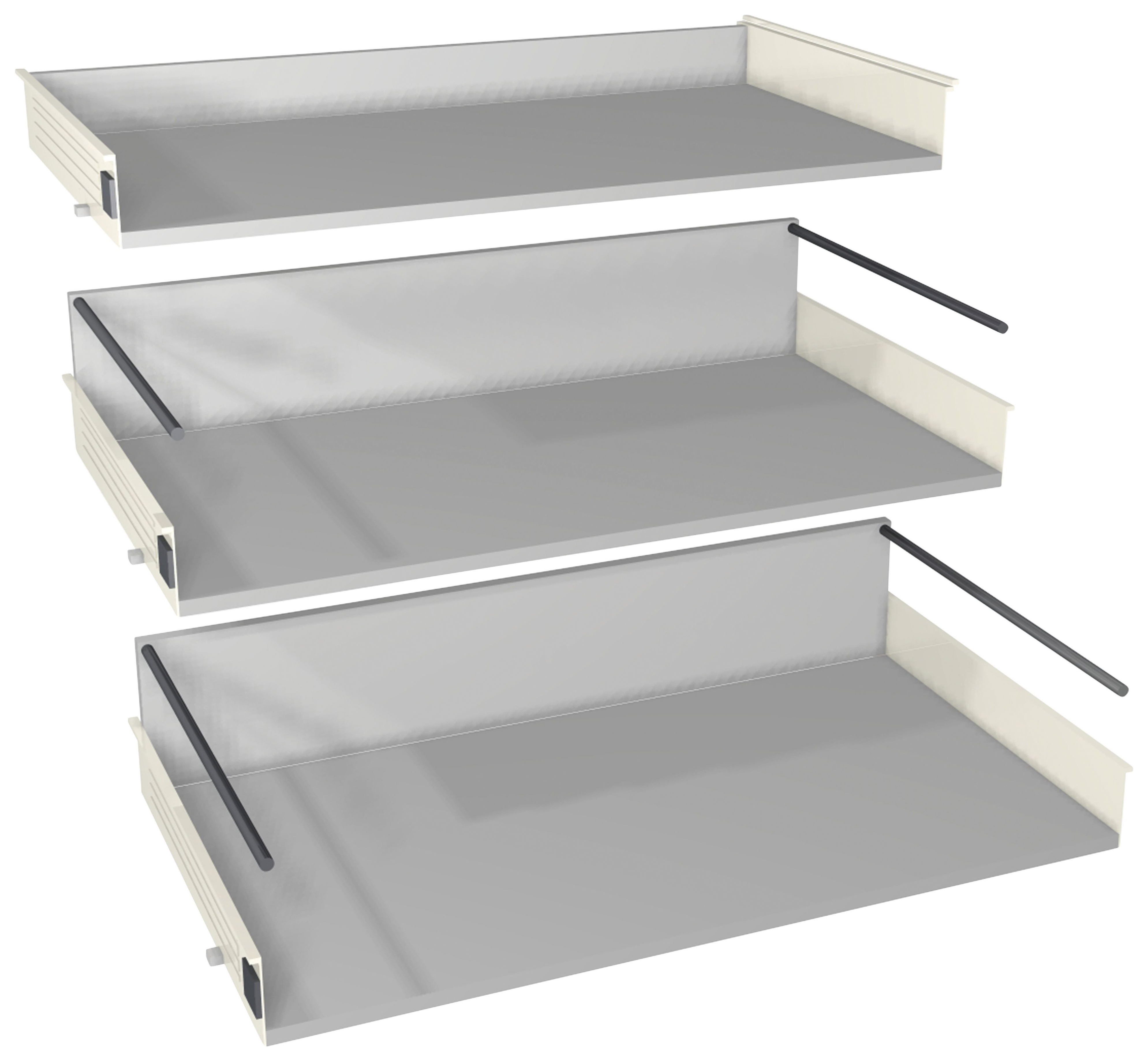 Image of Wickes 3 Pan Drawer Set - 900mm Part 2 of 2