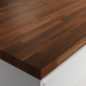 Wickes Solid Wood Worktop - Thermo Ash 600 x 40mm x 3m