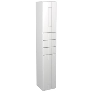 Wickes Vermont White Tower Unit with Drawers - 300 x 1762mm