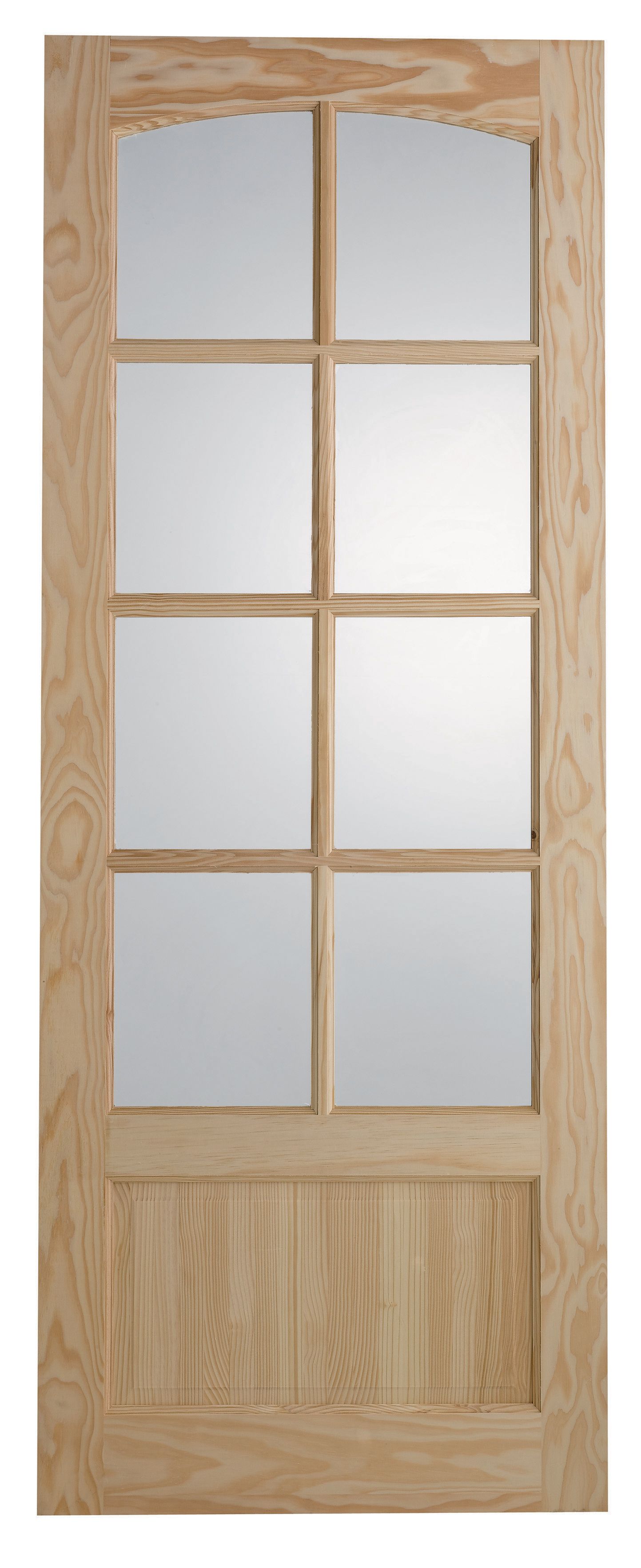 Wickes Newland Glazed Clear Pine 9 Panel Internal Door - 1981 x 762mm