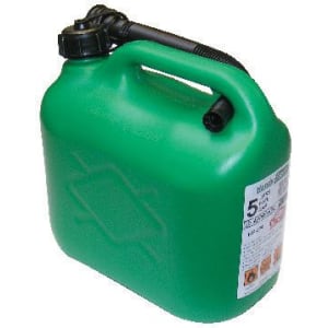 The Handy 5L Plastic Fuel Can - Green