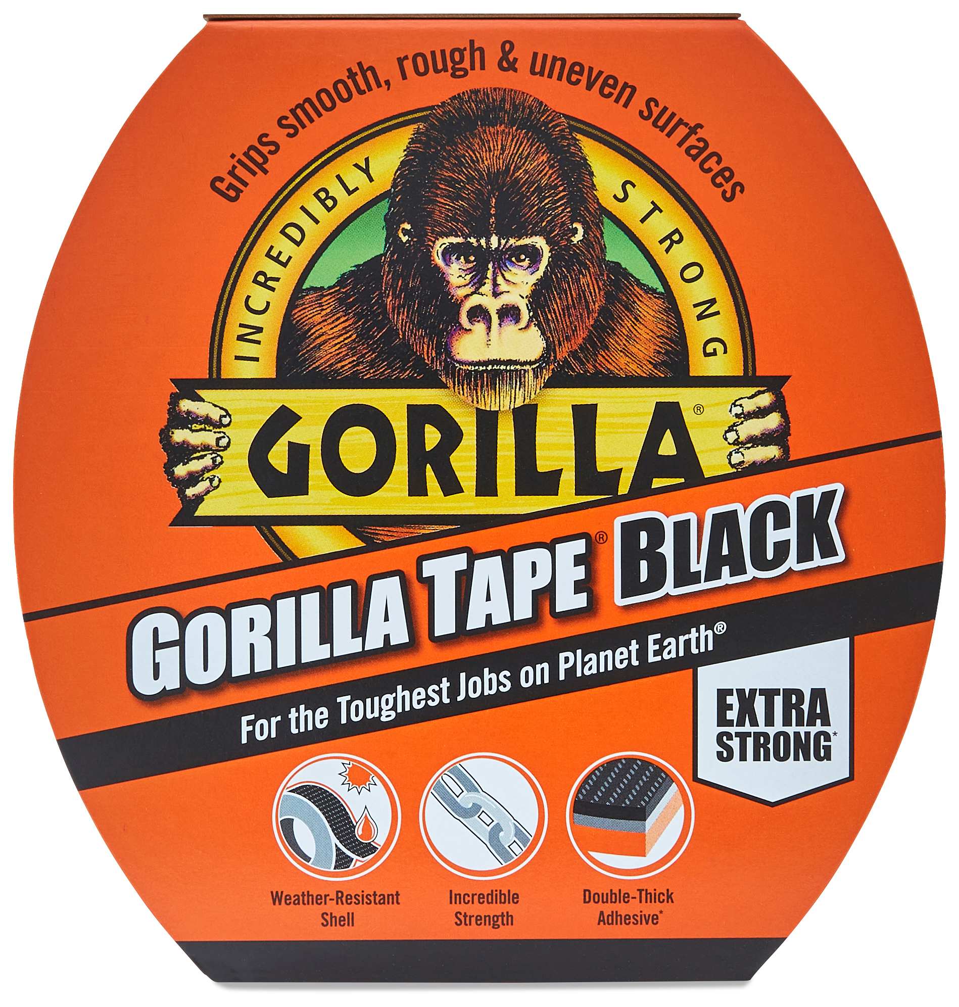 Image of Gorilla All Purpose Tape 11M Black