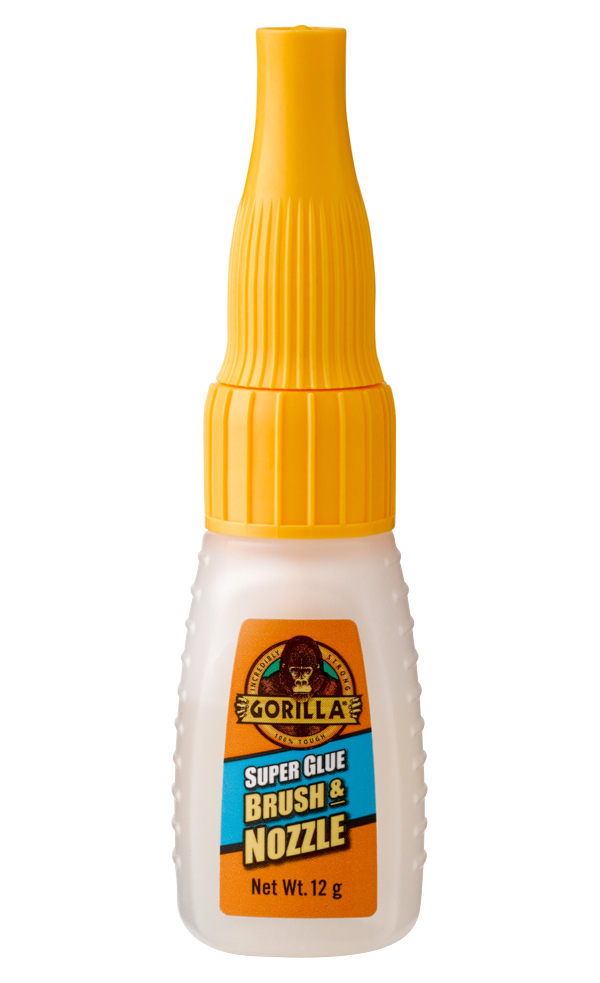 Gorilla Super Glue Brush & Nozzle - 12g