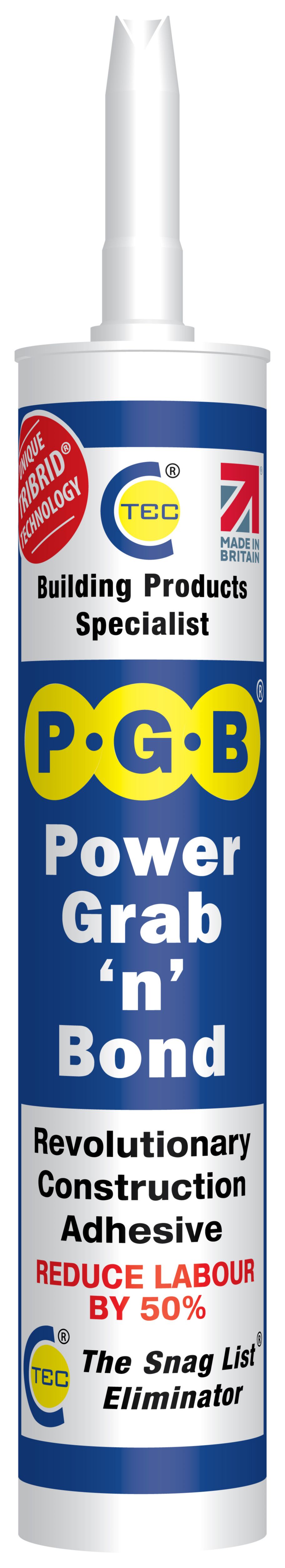 Image of C-Tec Power Grab n Bond TRIBRID® Construction Adhesive - 290ml