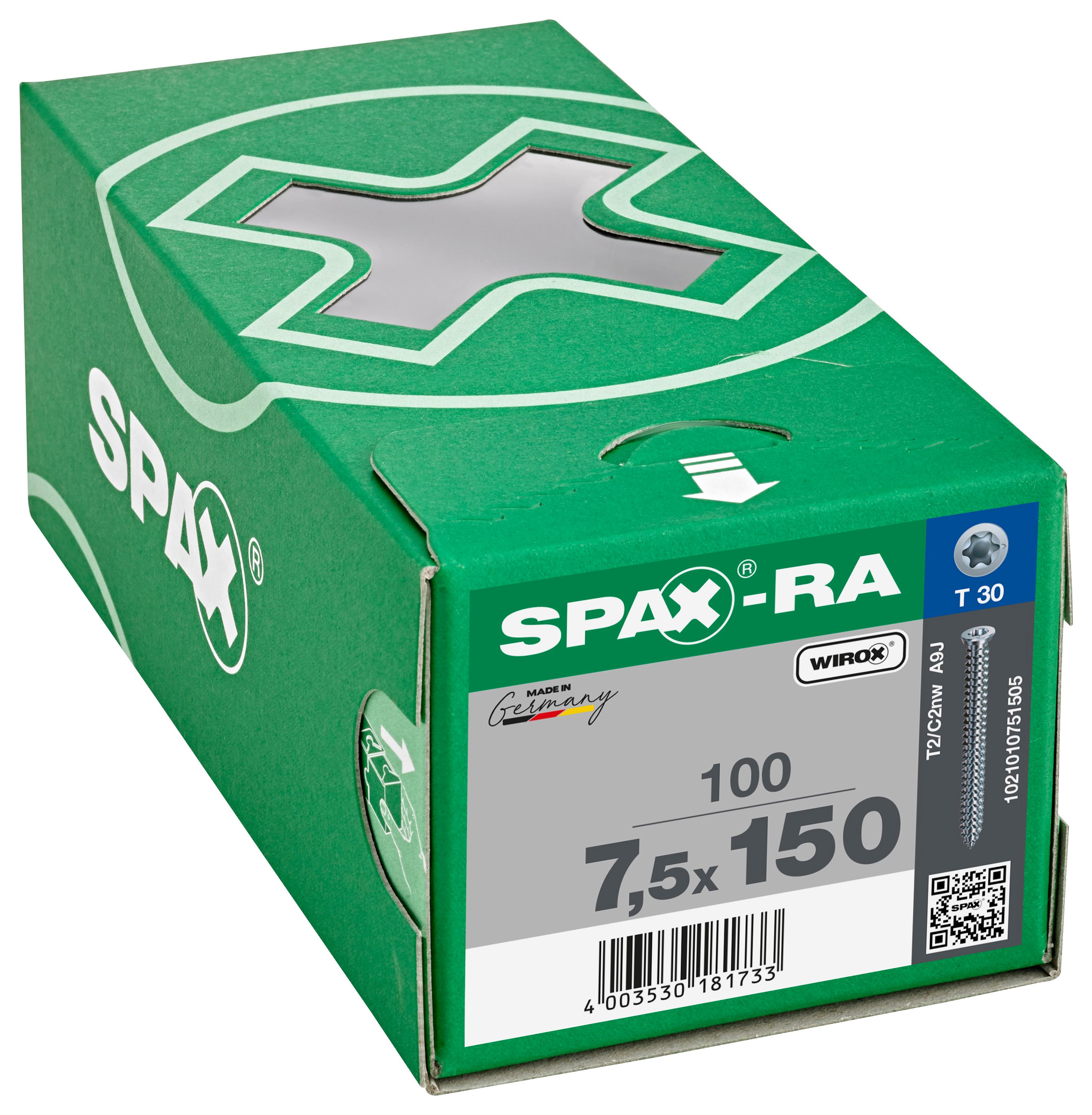 Image of Spax T-star Wirox Frame Anchor 7.5x150mm Pack Of 100