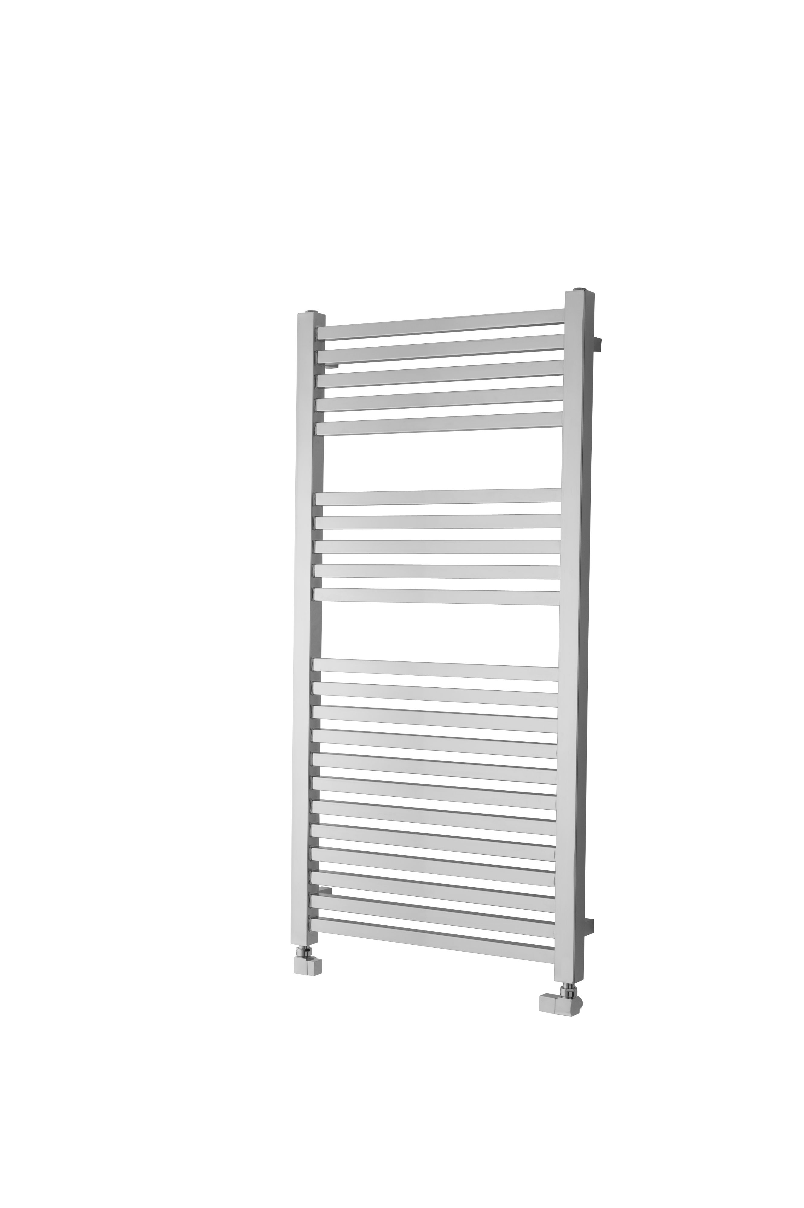 Image of Wickes Square Chrome Towel Radiator - 800mm x 600mm