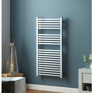 Towelrads Square Chrome Towel Radiator - 1200mm - Various Widths Available