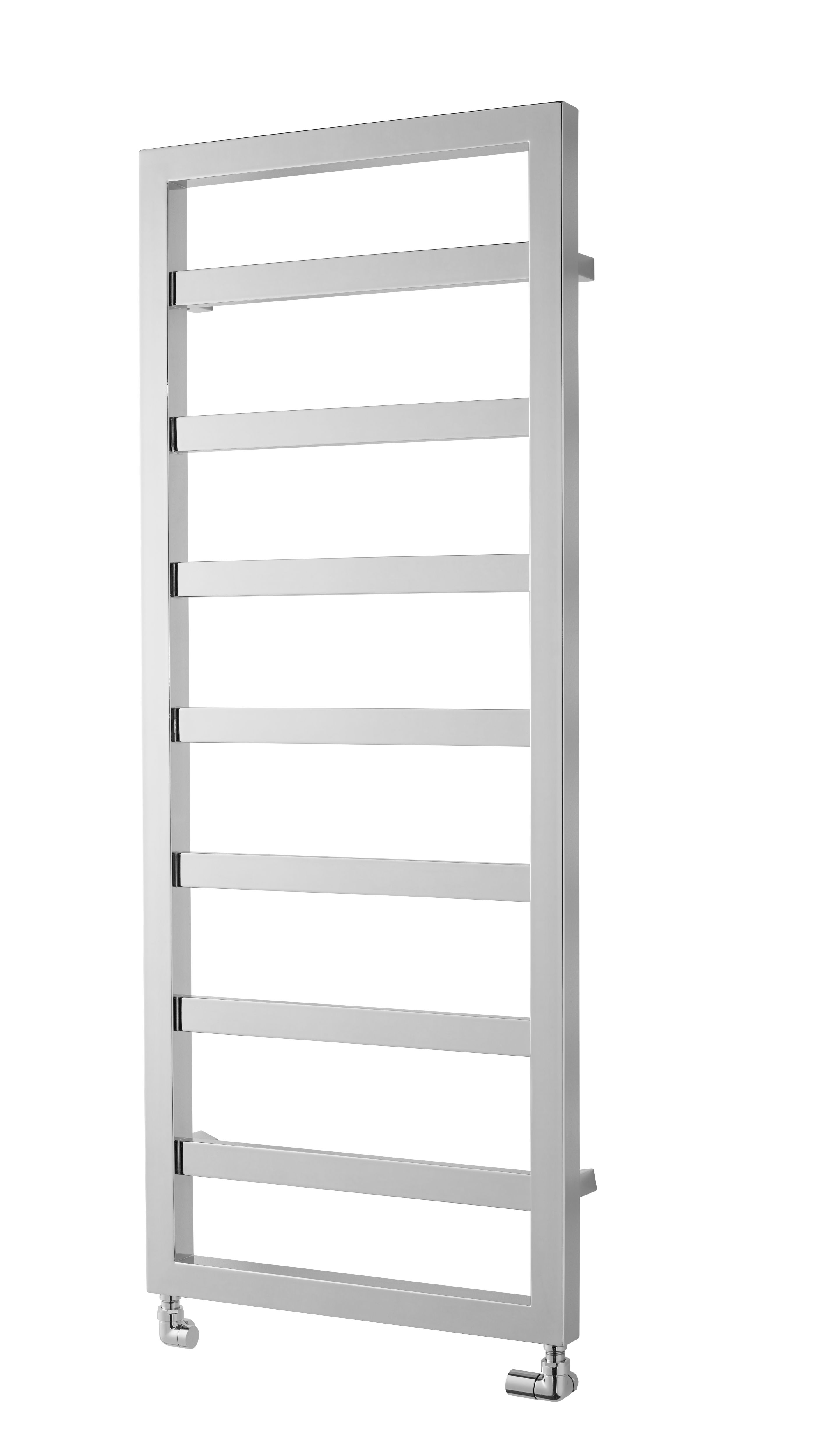 Image of Wickes Kensington Chrome Towel Radiator - 900 x 530mm